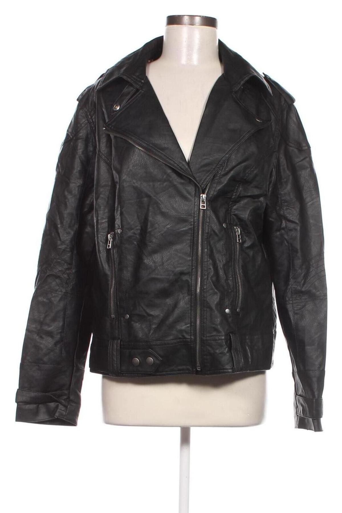 Dámska kožená bunda  Rainbow, Veľkosť XL, Farba Čierna, Cena  16,67 €