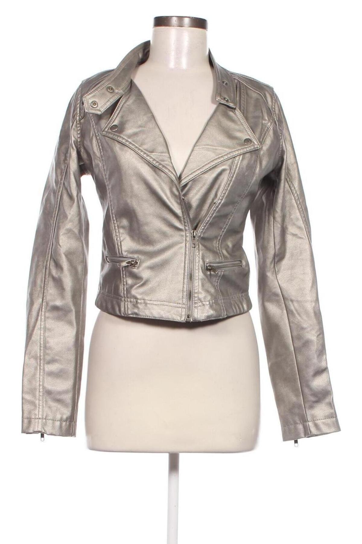 Dámska kožená bunda  Revelation, Veľkosť S, Farba Sivá, Cena  16,67 €