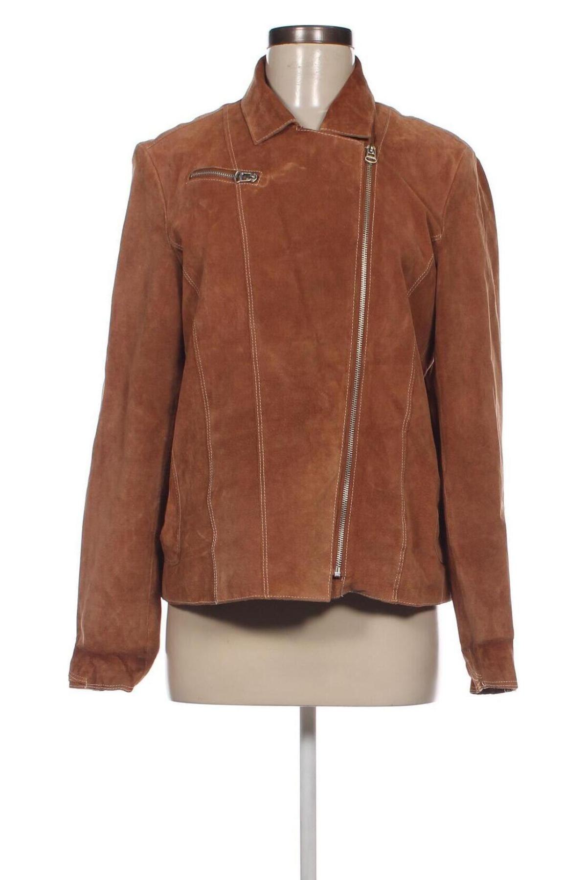 Damen Lederjacke TCM, Größe XL, Farbe Beige, Preis € 54,36