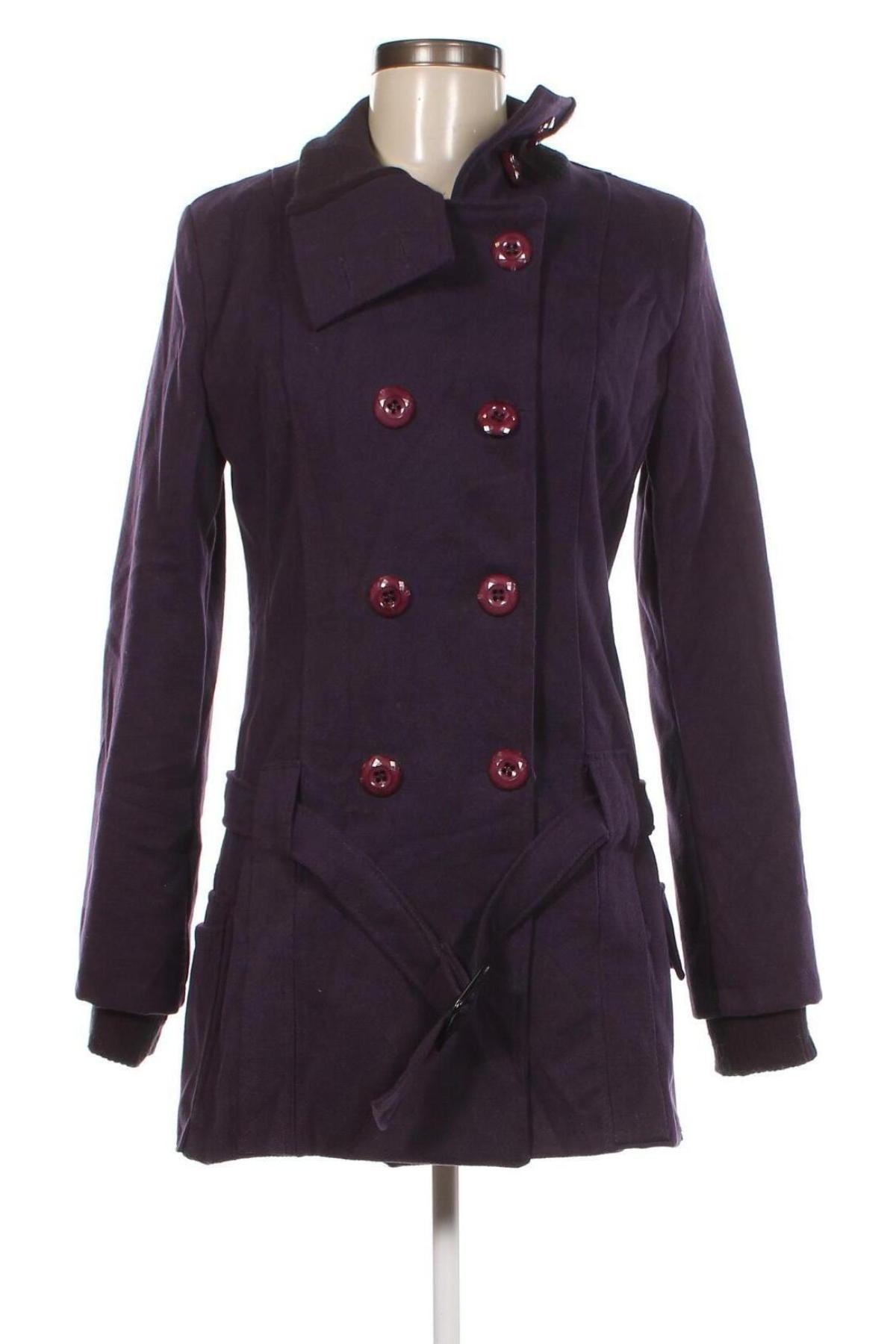 Дамско палто, Размер L, Цвят Лилав, Цена 42,80 лв.