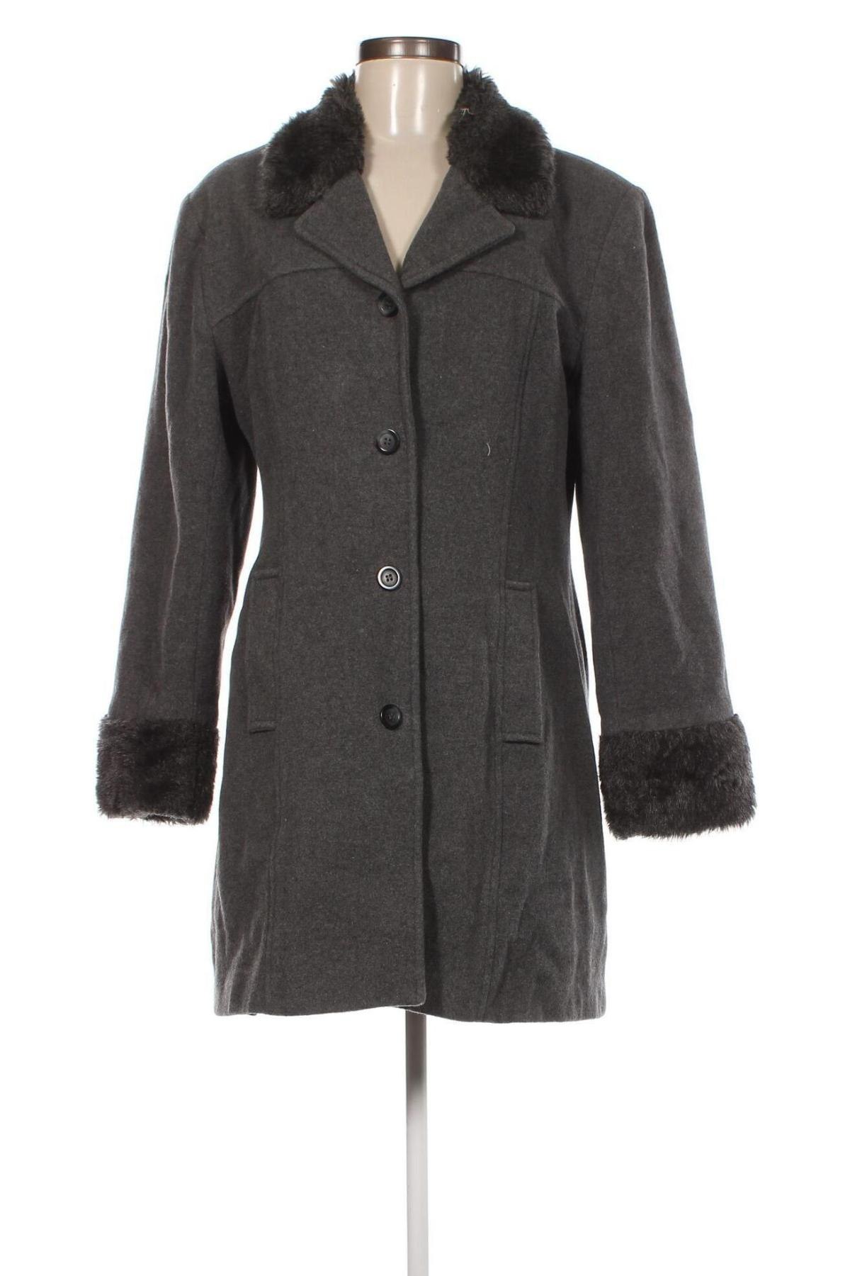 Palton de femei, Mărime M, Culoare Gri, Preț 155,59 Lei