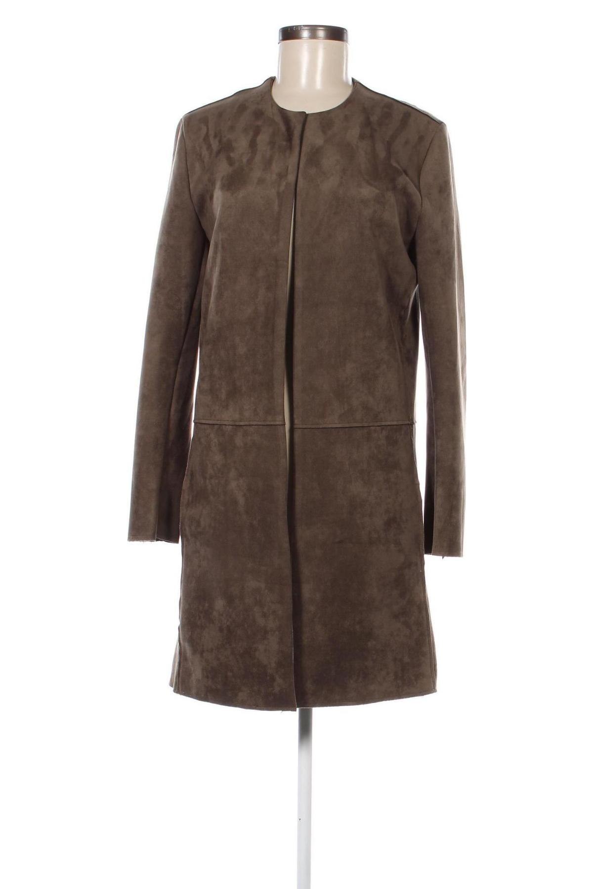 Дамско палто, Размер S, Цвят Кафяв, Цена 12,16 лв.