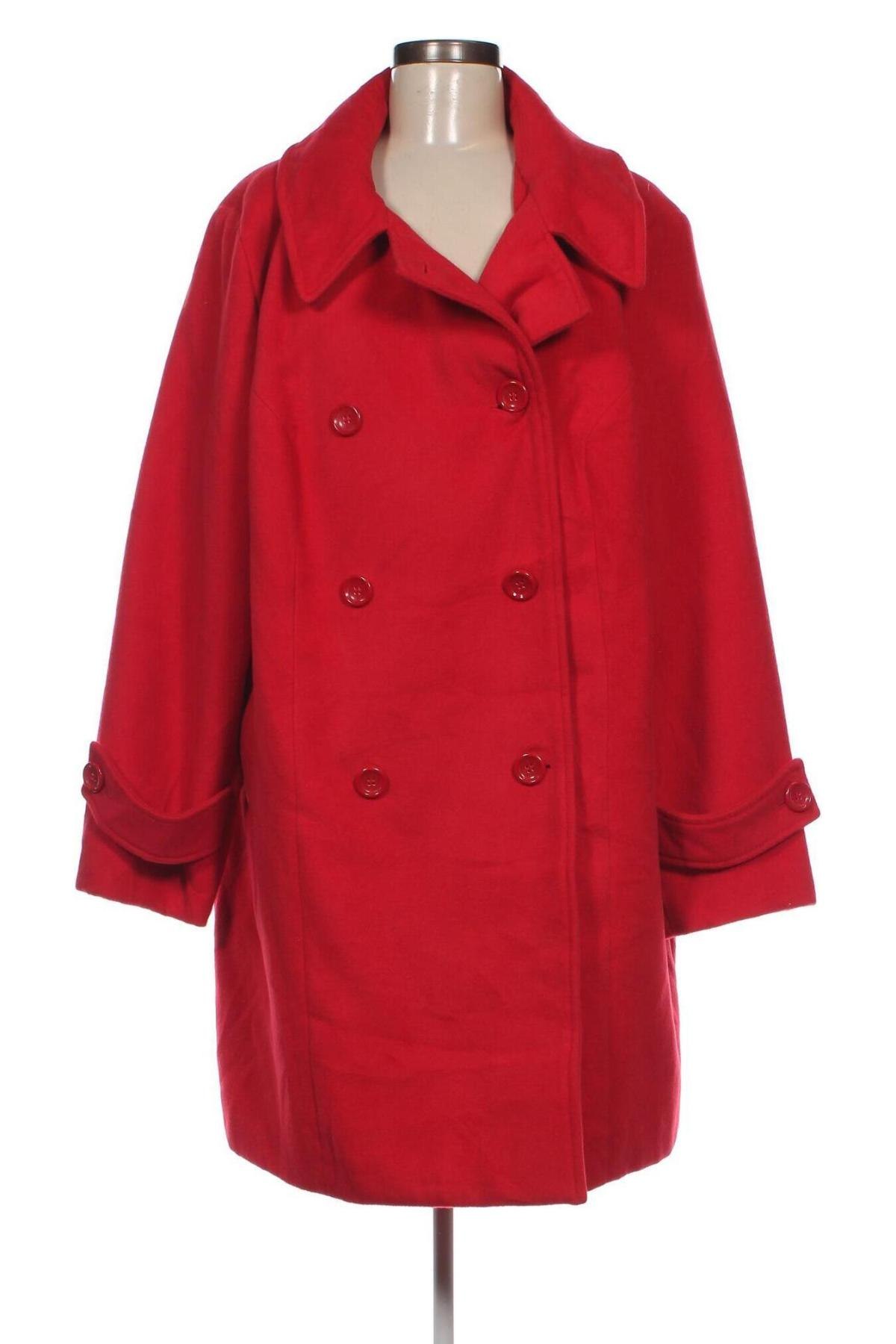 Palton de femei Bpc Bonprix Collection, Mărime 3XL, Culoare Roșu, Preț 186,54 Lei