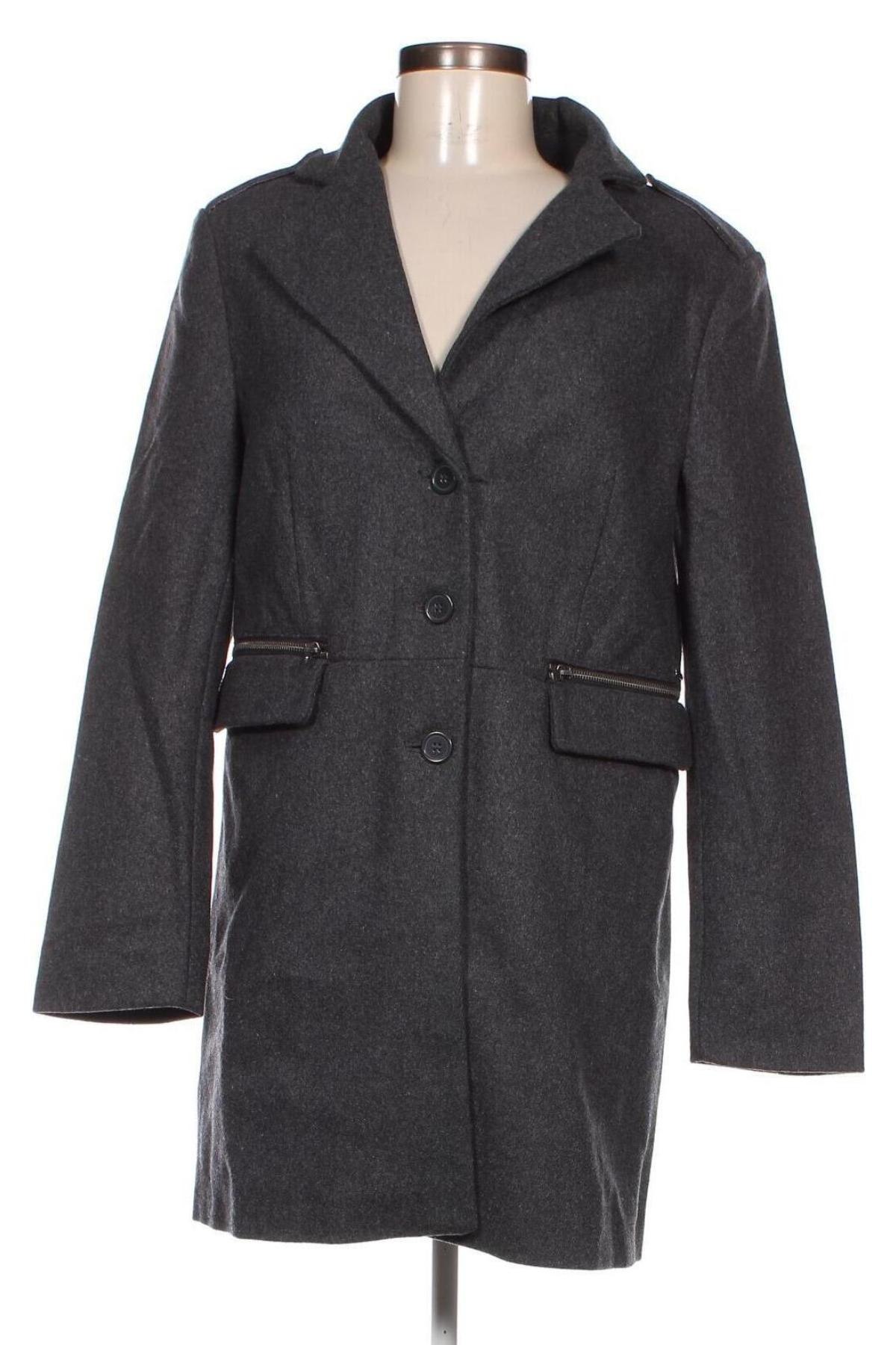 Дамско палто Bruno Banani, Размер M, Цвят Сив, Цена 121,05 лв.