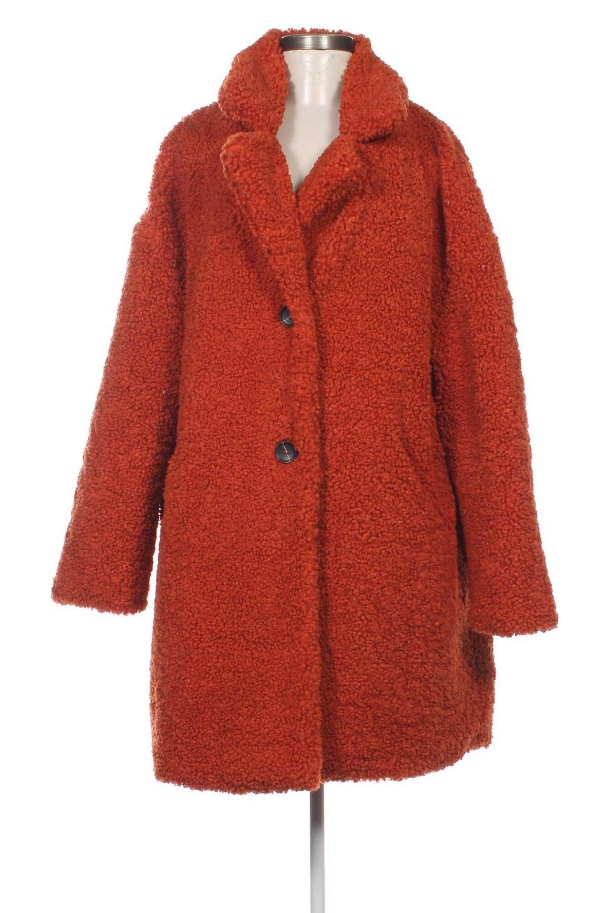 Γυναικείο παλτό C&A, Μέγεθος XXL, Χρώμα Πορτοκαλί, Τιμή 29,12 €