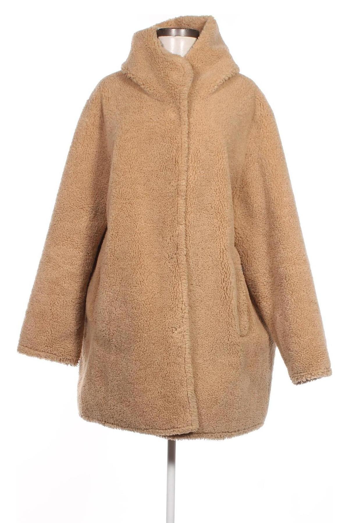 Дамско палто C&A, Размер 3XL, Цвят Бежов, Цена 46,01 лв.
