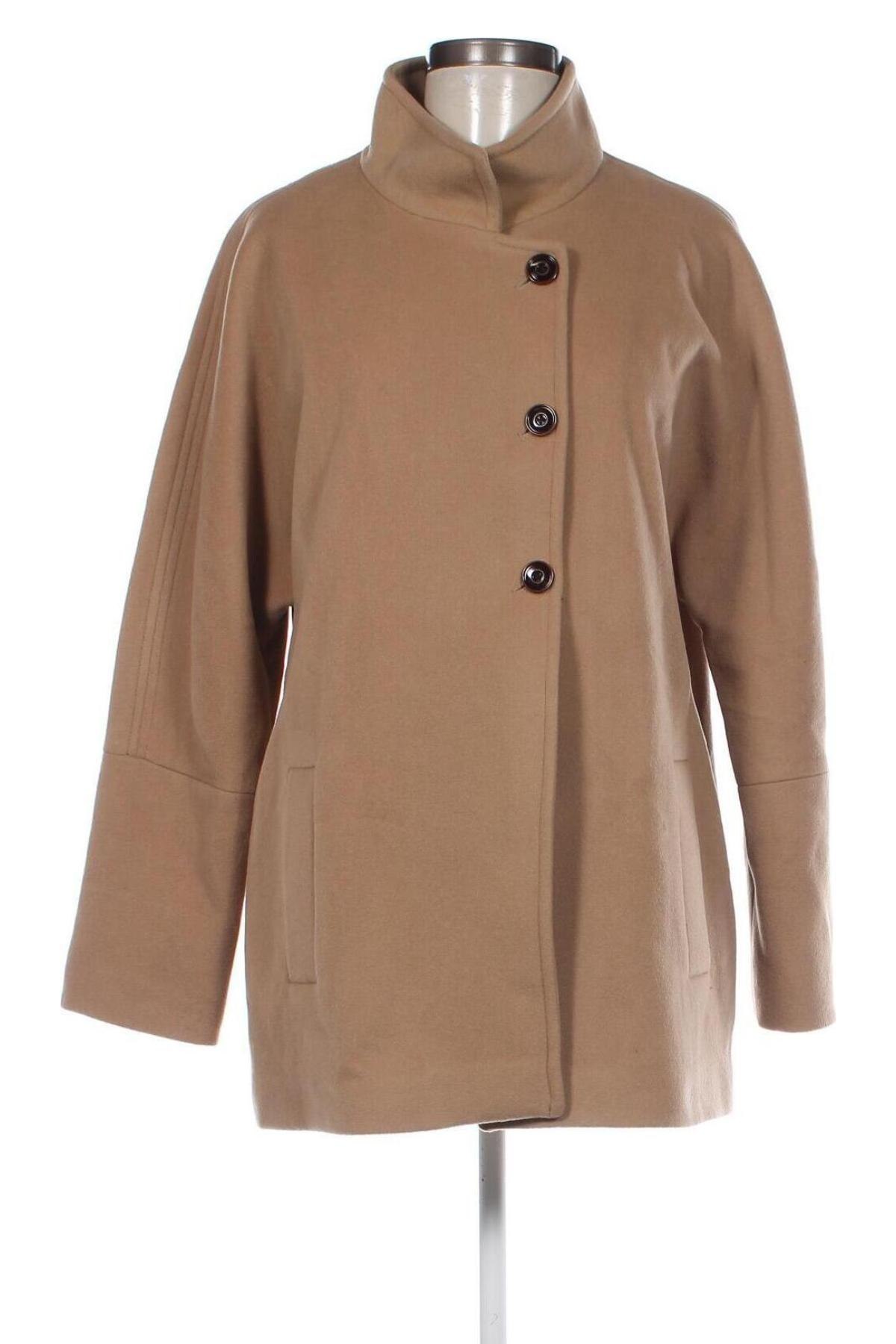Γυναικείο παλτό Caroll, Μέγεθος L, Χρώμα  Μπέζ, Τιμή 106,36 €