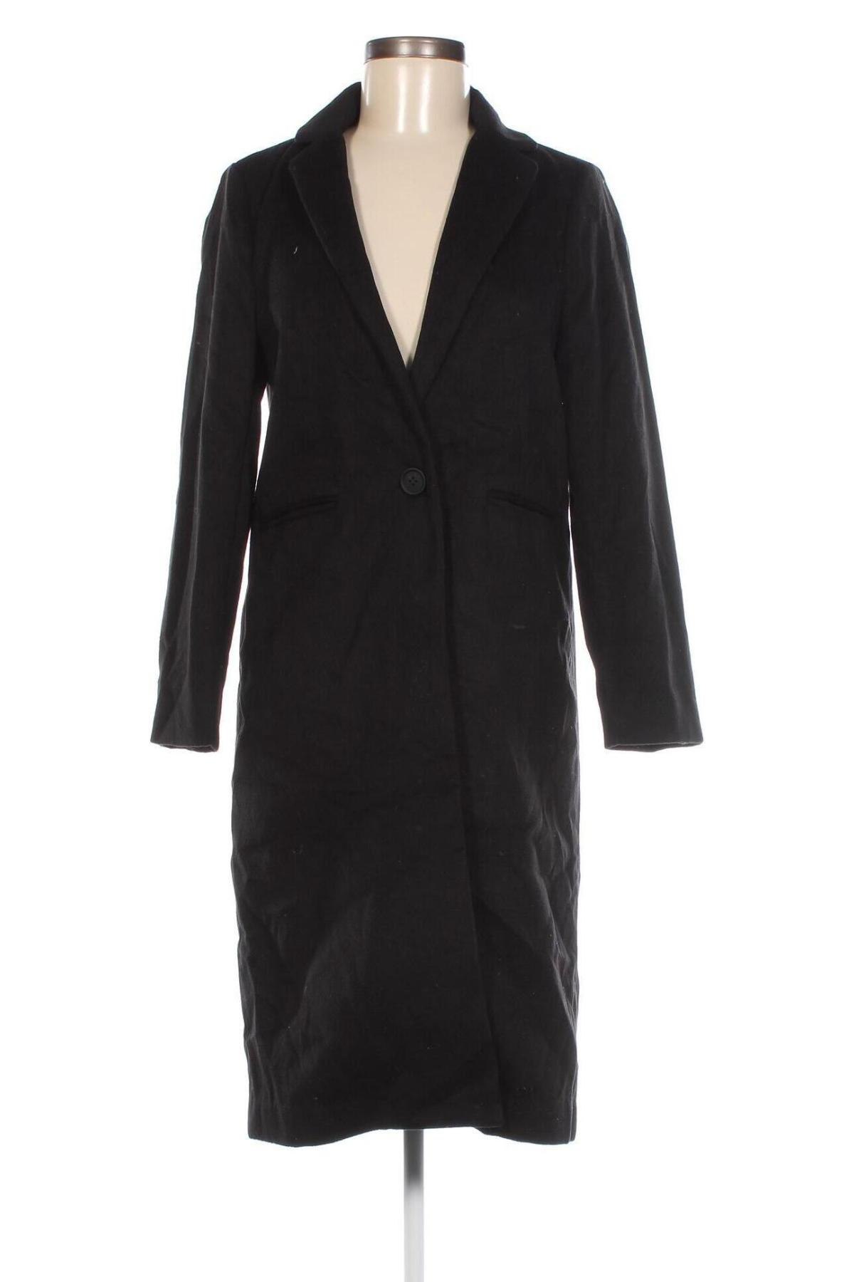 Γυναικείο παλτό Decjuba, Μέγεθος S, Χρώμα Μαύρο, Τιμή 50,35 €
