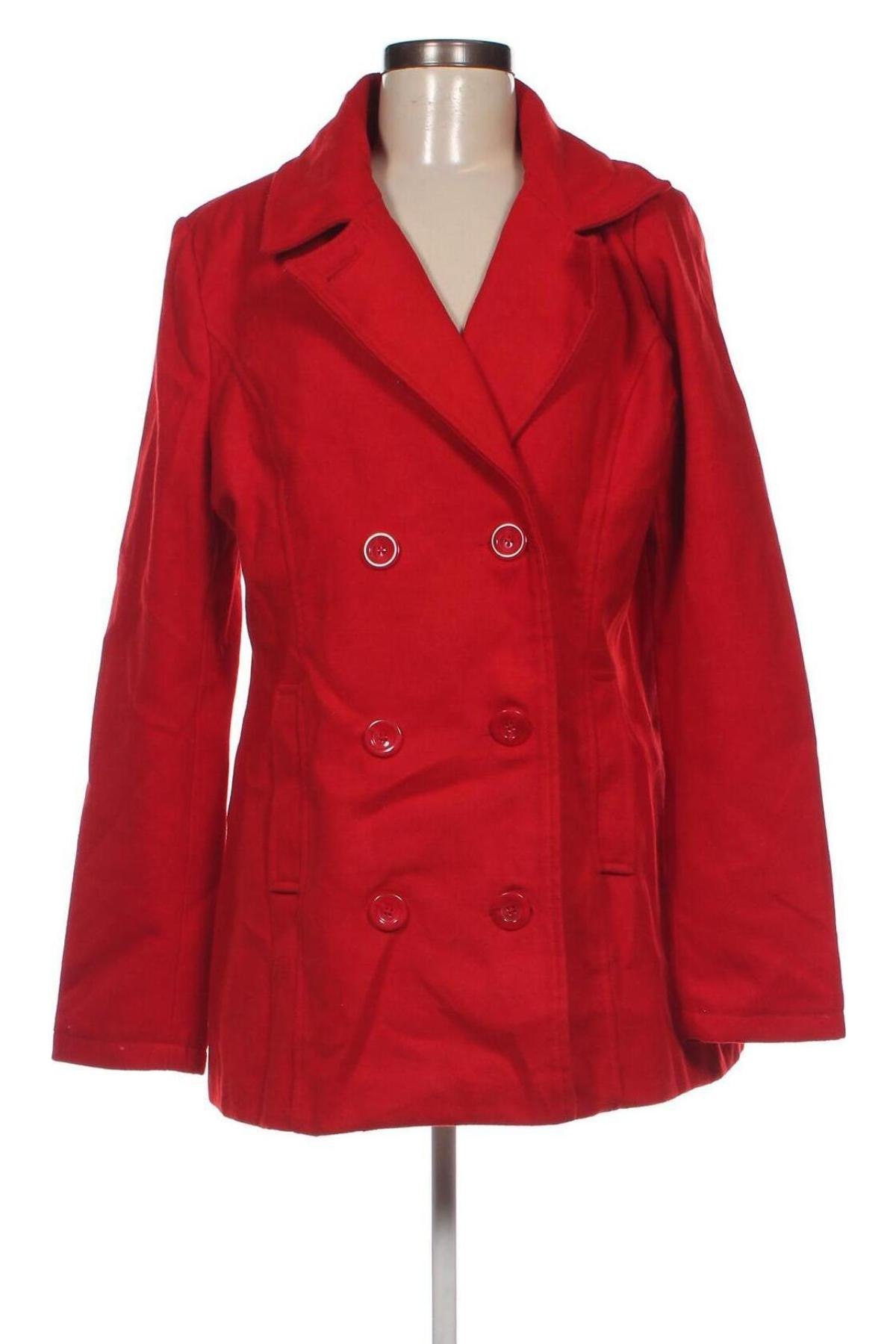 Дамско палто Encuentro, Размер XL, Цвят Червен, Цена 42,80 лв.