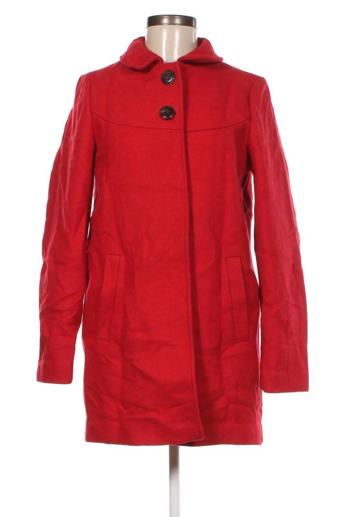 Дамско палто Esprit, Размер S, Цвят Червен, Цена 35,97 лв.