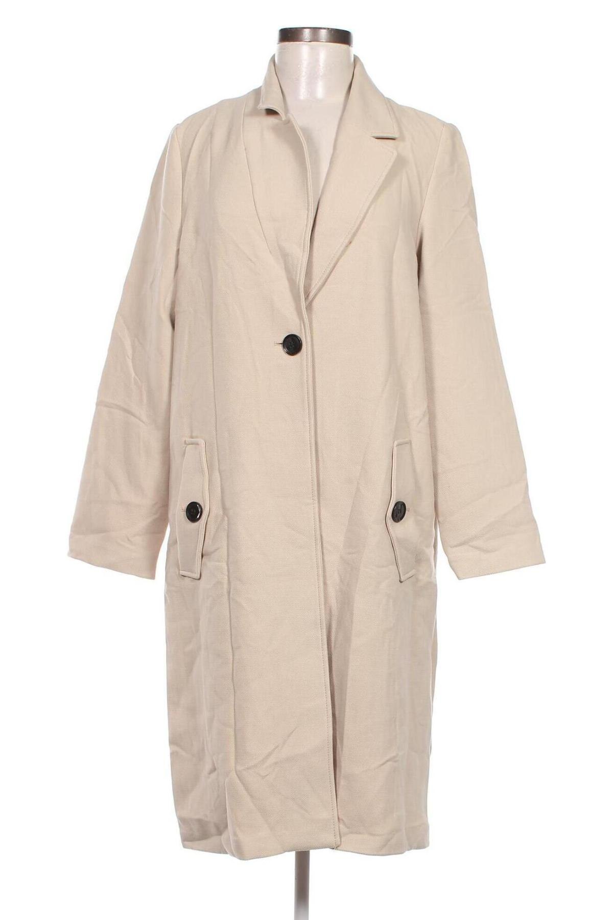 Γυναικείο παλτό H&M, Μέγεθος S, Χρώμα  Μπέζ, Τιμή 31,11 €