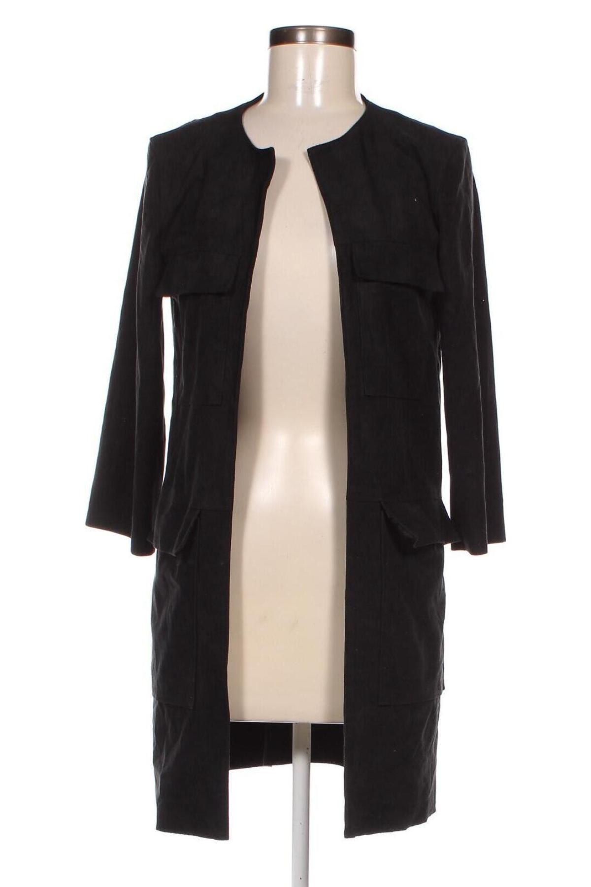 Γυναικείο παλτό H&M, Μέγεθος XS, Χρώμα Μαύρο, Τιμή 13,06 €