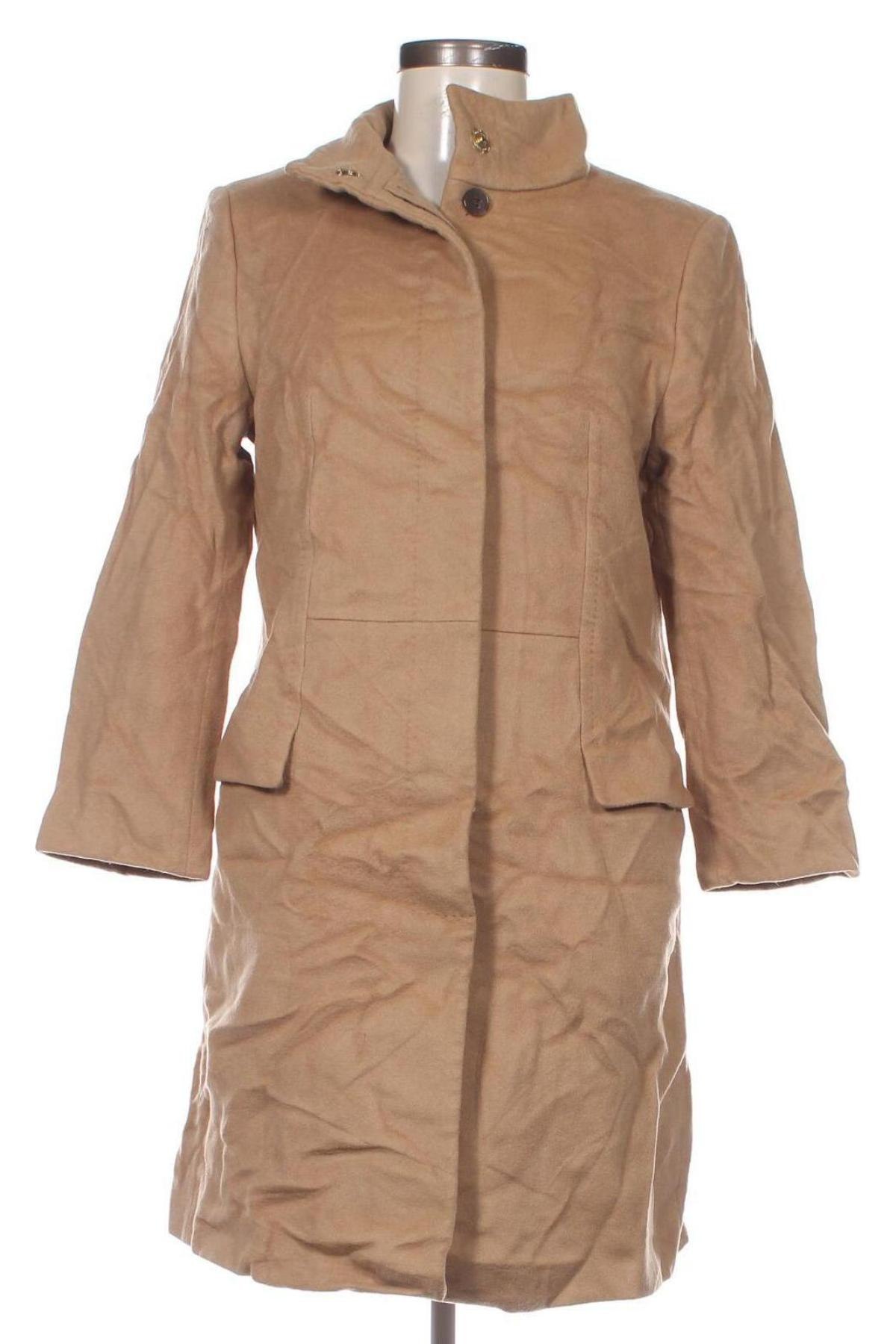 Damenmantel Hugo Boss, Größe L, Farbe Beige, Preis € 194,36