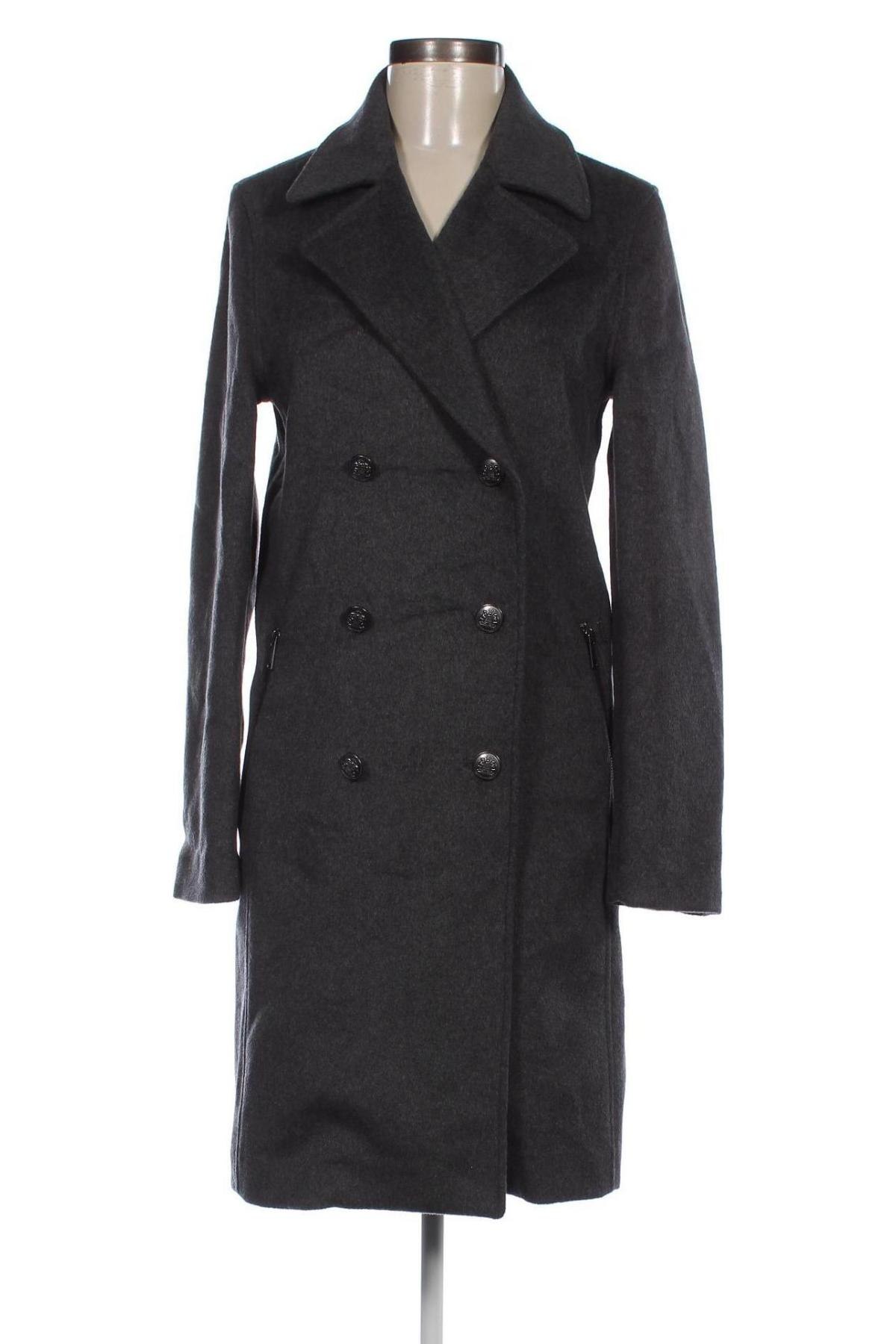 Γυναικείο παλτό IKKS, Μέγεθος XS, Χρώμα Γκρί, Τιμή 157,63 €