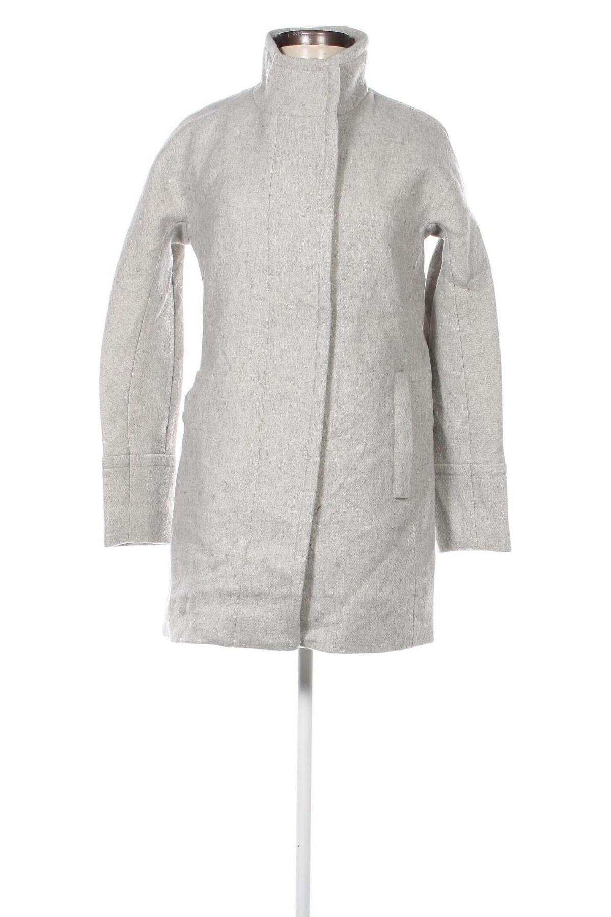 Damenmantel J.Crew, Größe XS, Farbe Grau, Preis 57,87 €