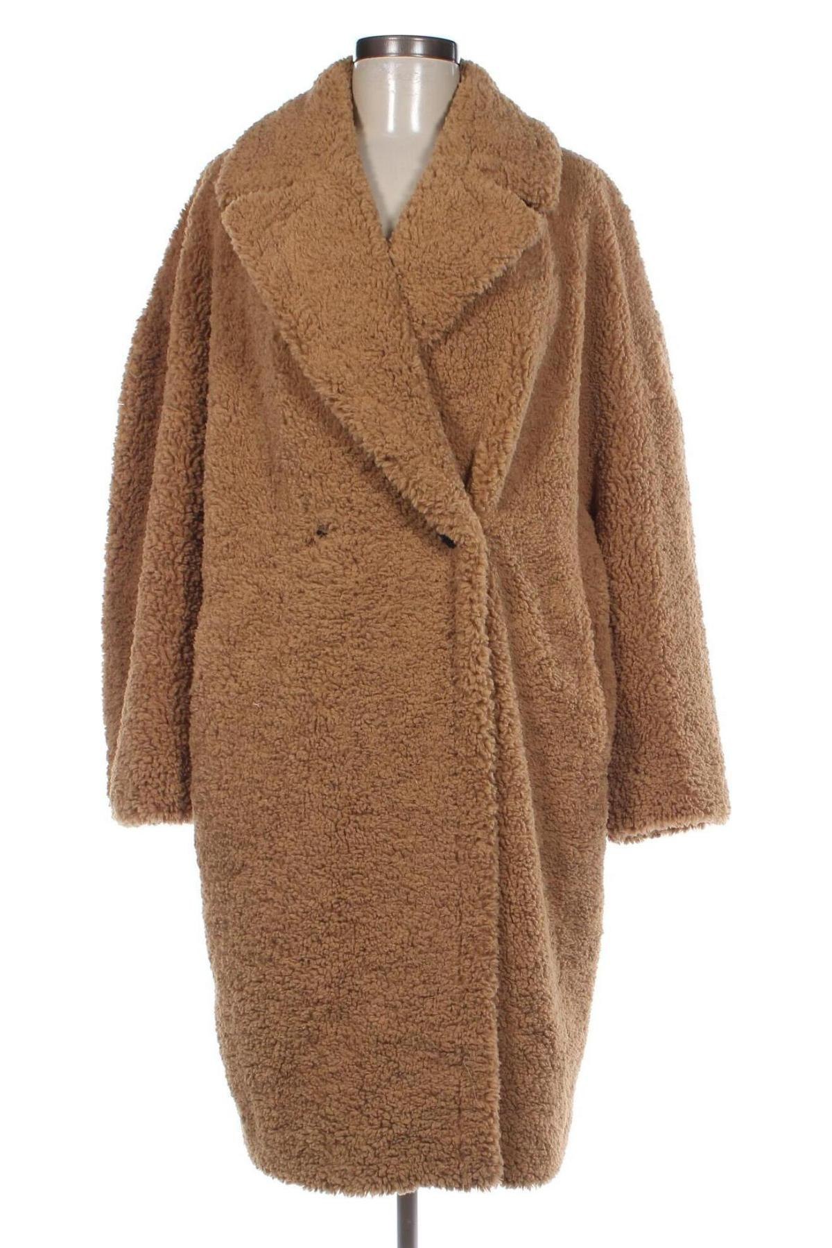 Дамско палто Kookai, Размер M, Цвят Кафяв, Цена 237,16 лв.