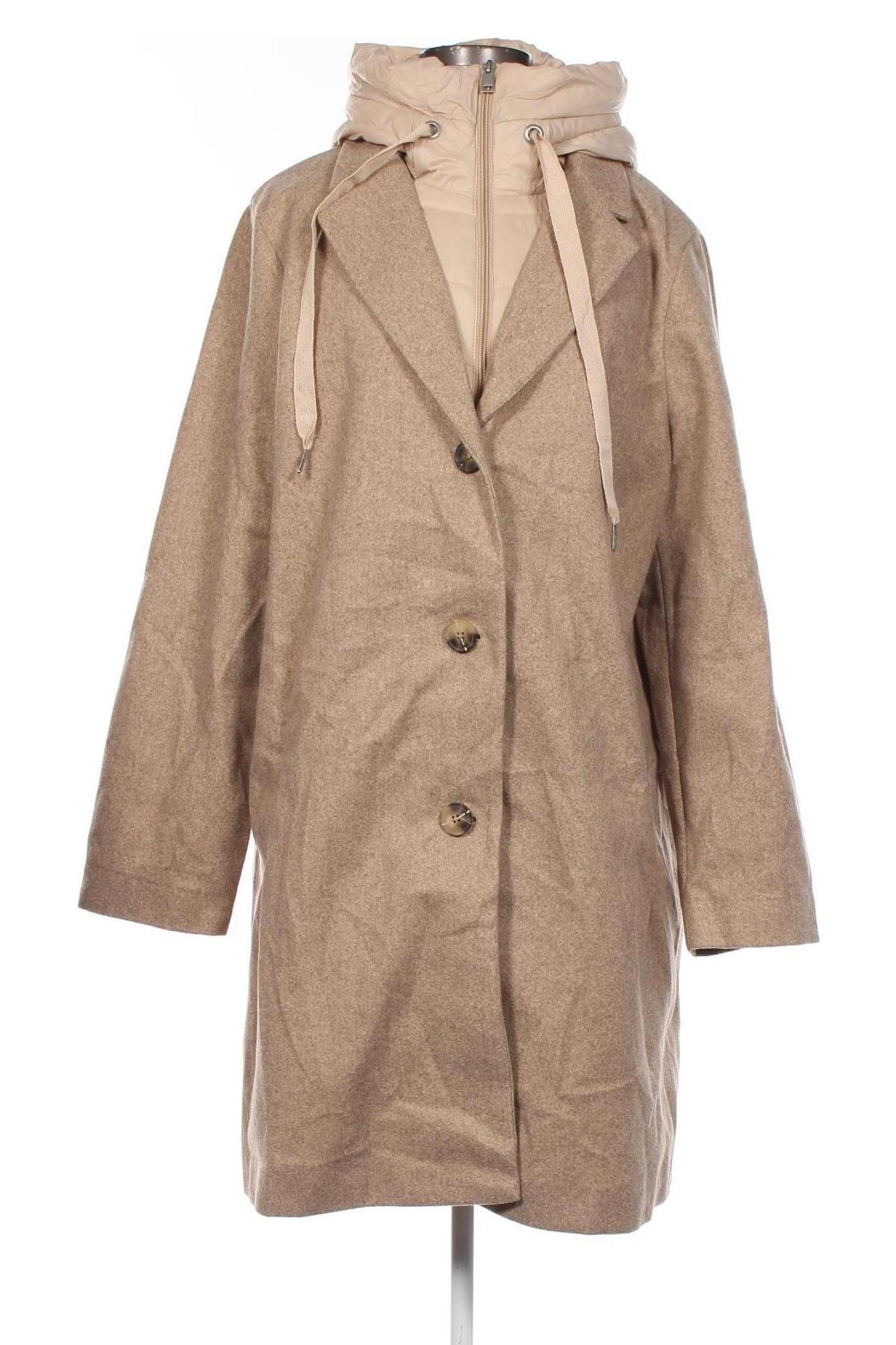 Damenmantel Laura Torelli, Größe L, Farbe Beige, Preis 44,99 €