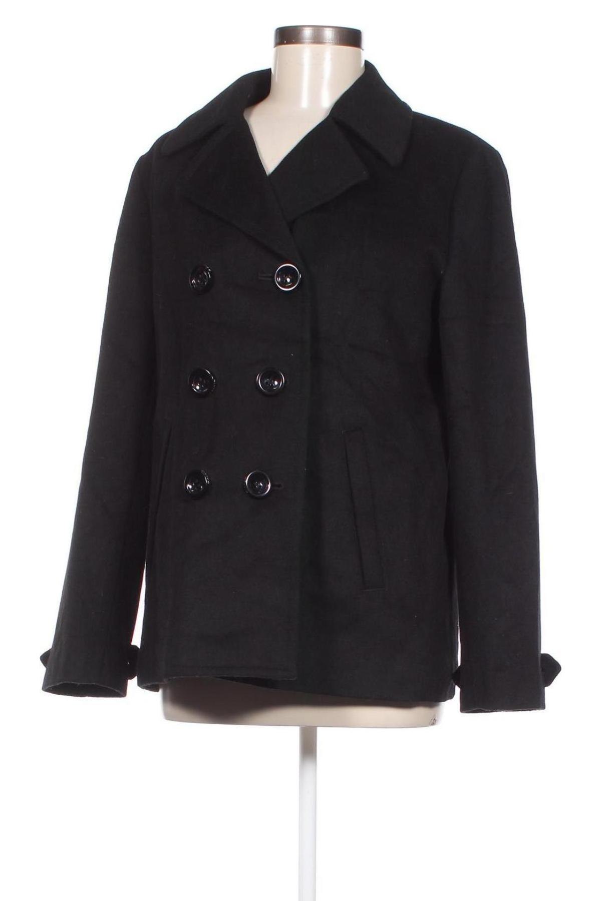 Palton de femei Malvin, Mărime L, Culoare Negru, Preț 97,37 Lei