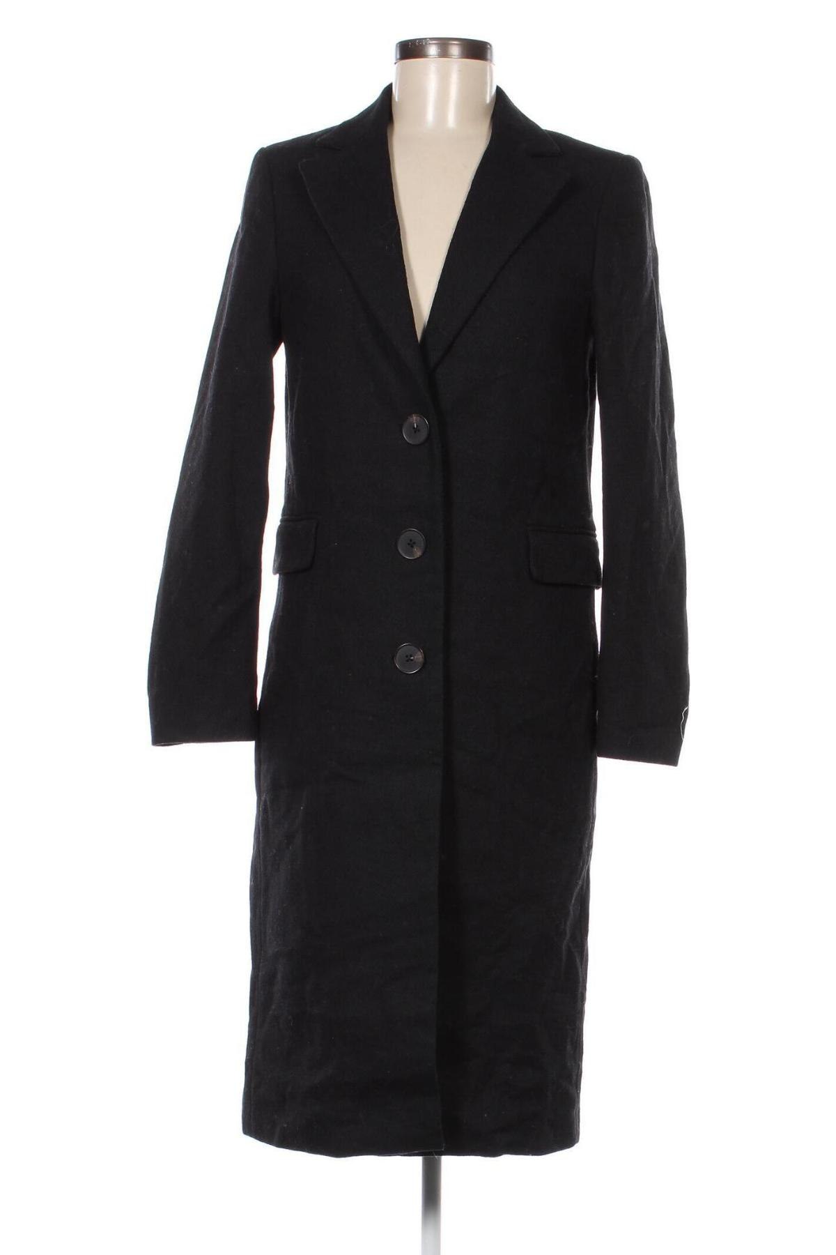 Γυναικείο παλτό Marks & Spencer, Μέγεθος XS, Χρώμα Μαύρο, Τιμή 23,81 €