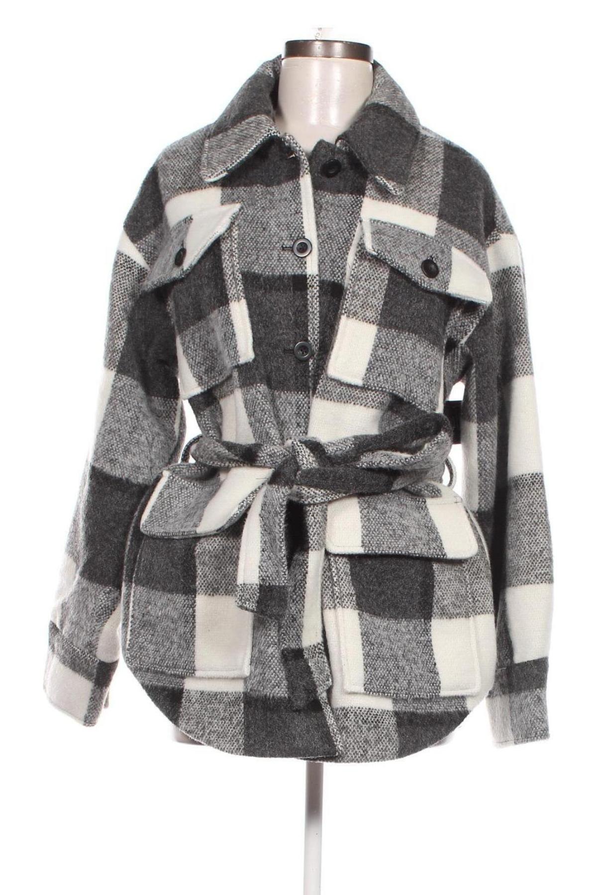 Γυναικείο παλτό NA-KD, Μέγεθος S, Χρώμα Γκρί, Τιμή 48,71 €