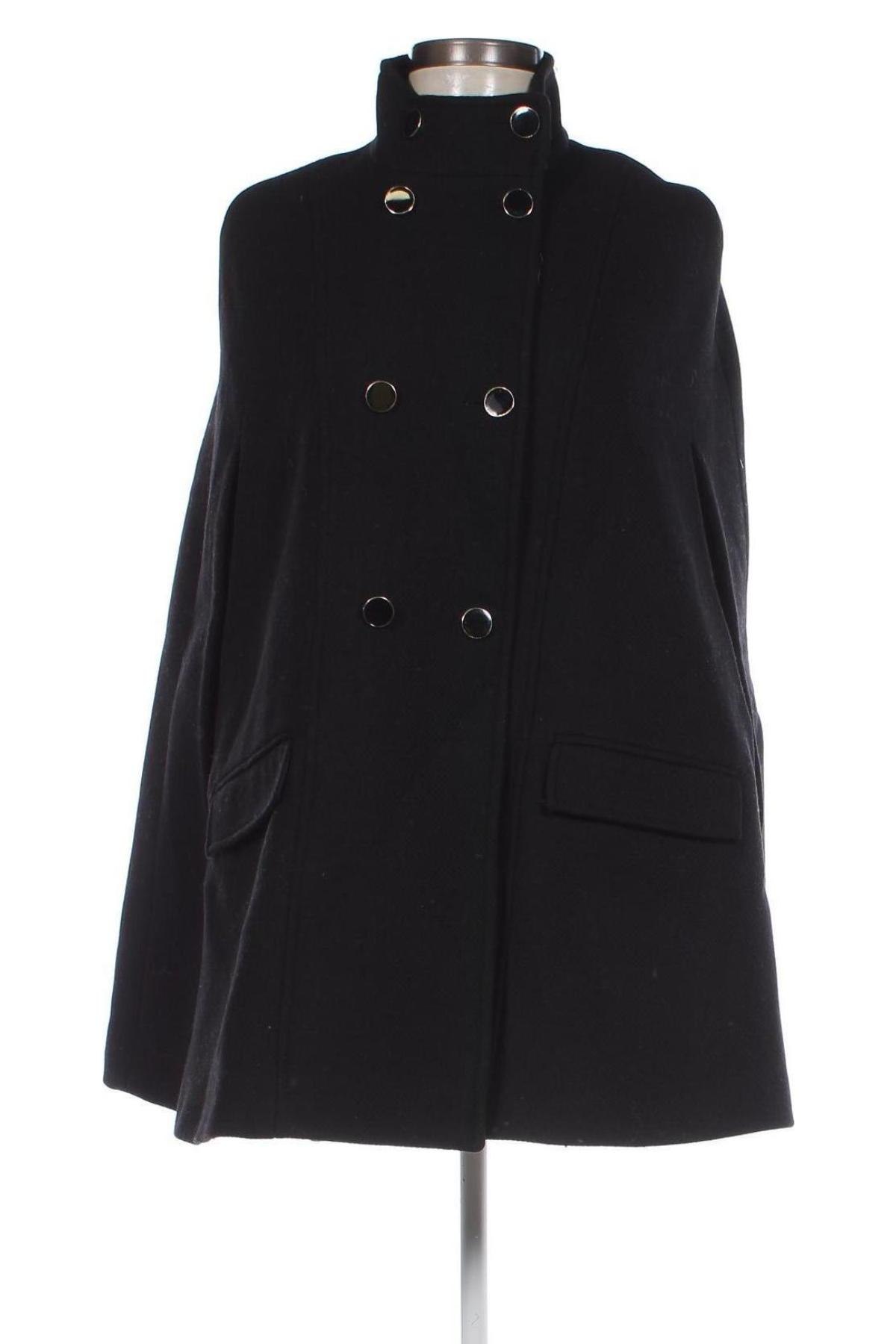 Γυναικείο παλτό Naf Naf, Μέγεθος XS, Χρώμα Μαύρο, Τιμή 79,71 €