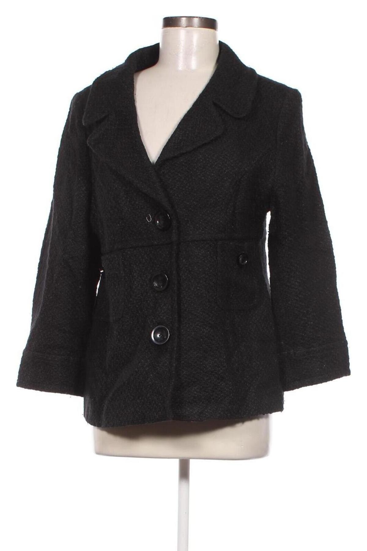 Дамско палто Pilar Prieto, Размер L, Цвят Черен, Цена 35,20 лв.