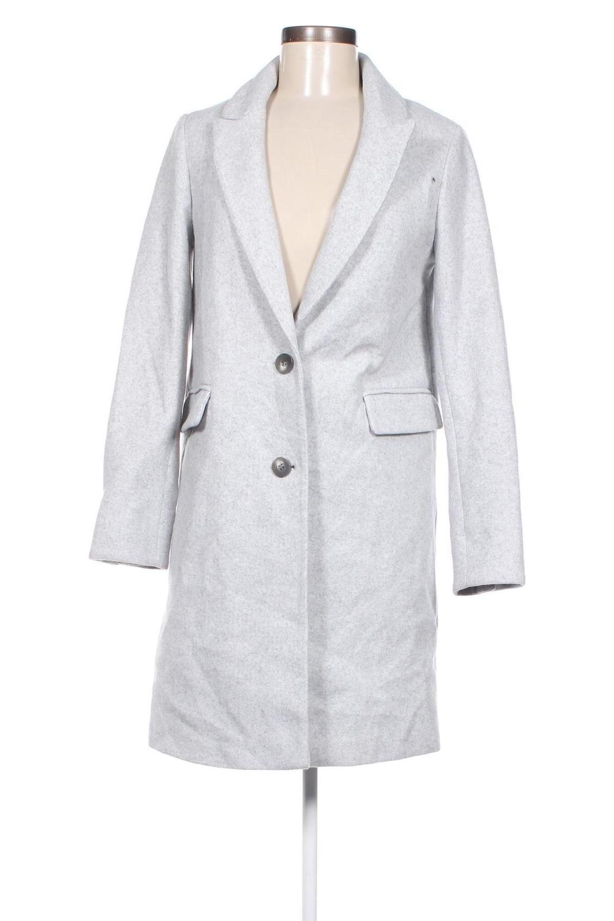 Γυναικείο παλτό Primark, Μέγεθος S, Χρώμα Γκρί, Τιμή 26,48 €