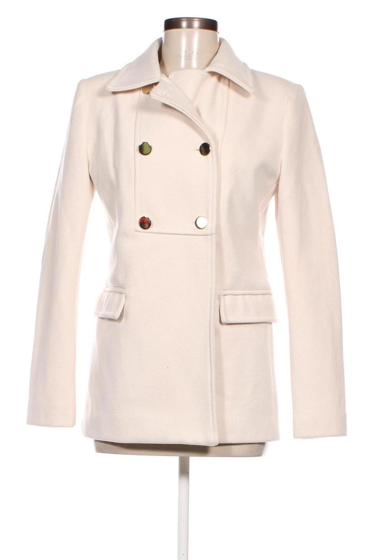 Γυναικείο παλτό Rinascimento, Μέγεθος S, Χρώμα Εκρού, Τιμή 160,49 €