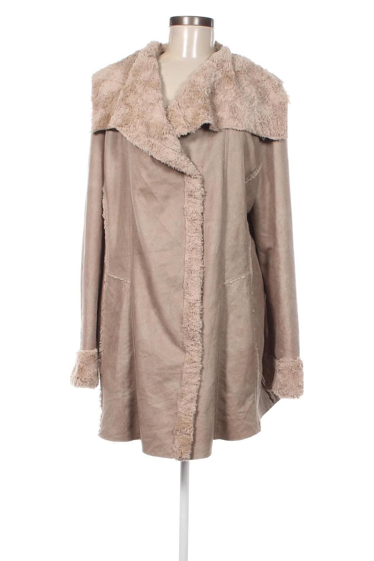 Damenmantel Samoon By Gerry Weber, Größe XXL, Farbe Beige, Preis 47,32 €