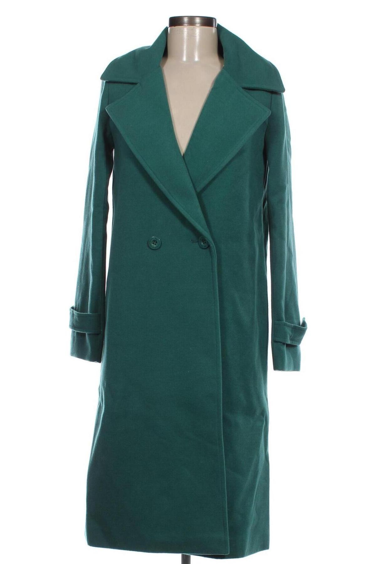 Дамско палто Victorio & Lucchino, Размер S, Цвят Зелен, Цена 157,96 лв.