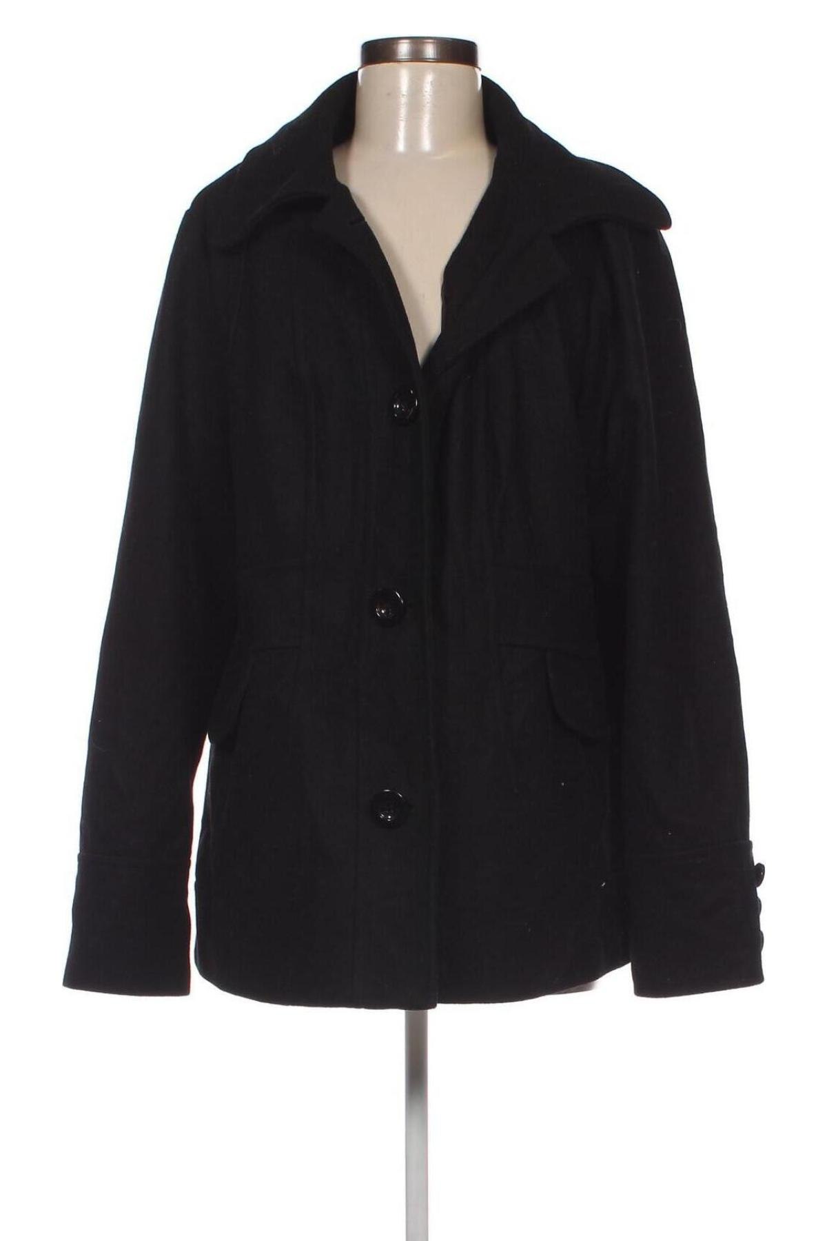 Дамско палто Yessica, Размер XL, Цвят Черен, Цена 56,71 лв.
