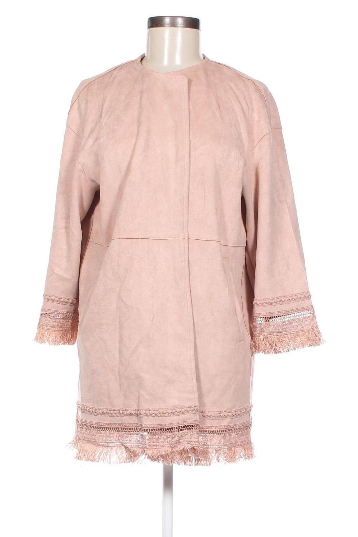 Damenmantel Zara, Größe M, Farbe Rosa, Preis 9,95 €