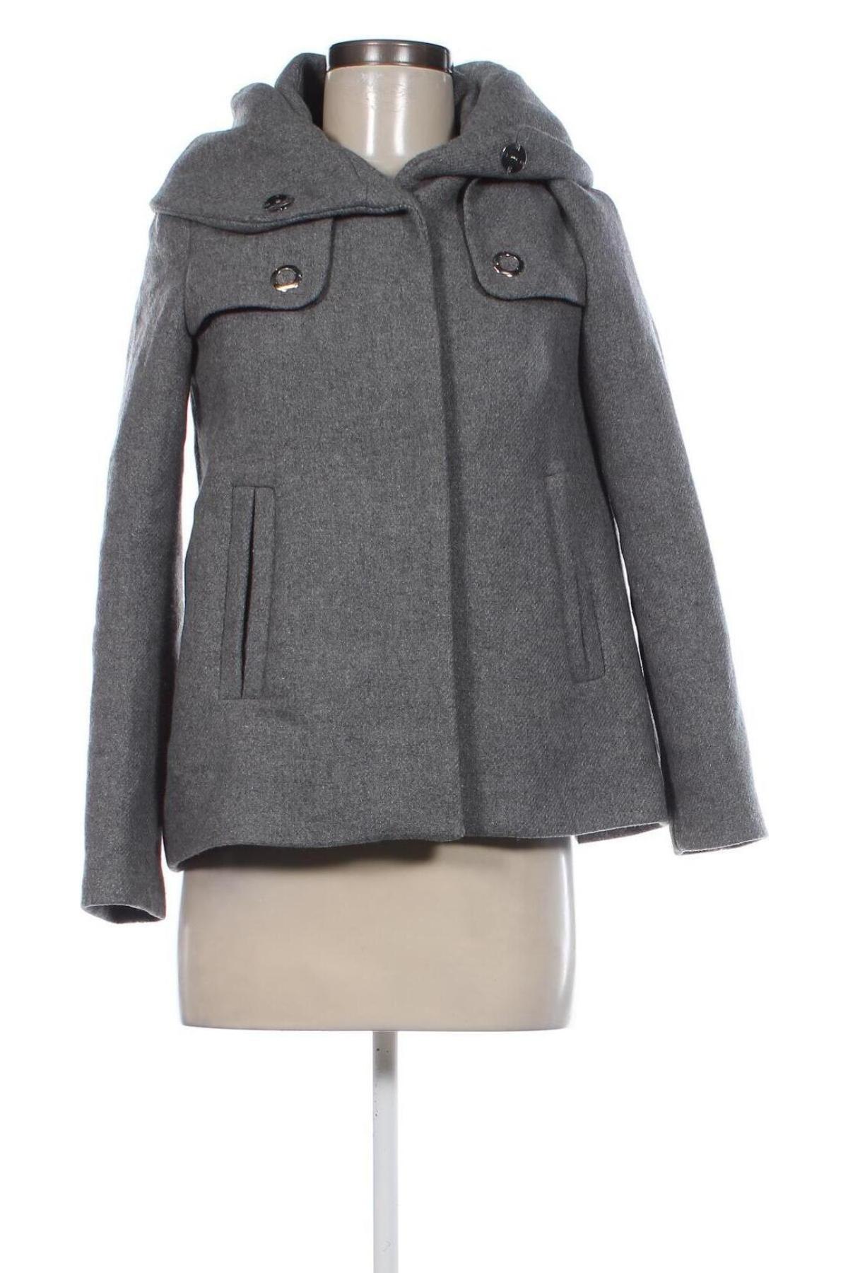 Damenmantel Zara, Größe XS, Farbe Grau, Preis € 22,24