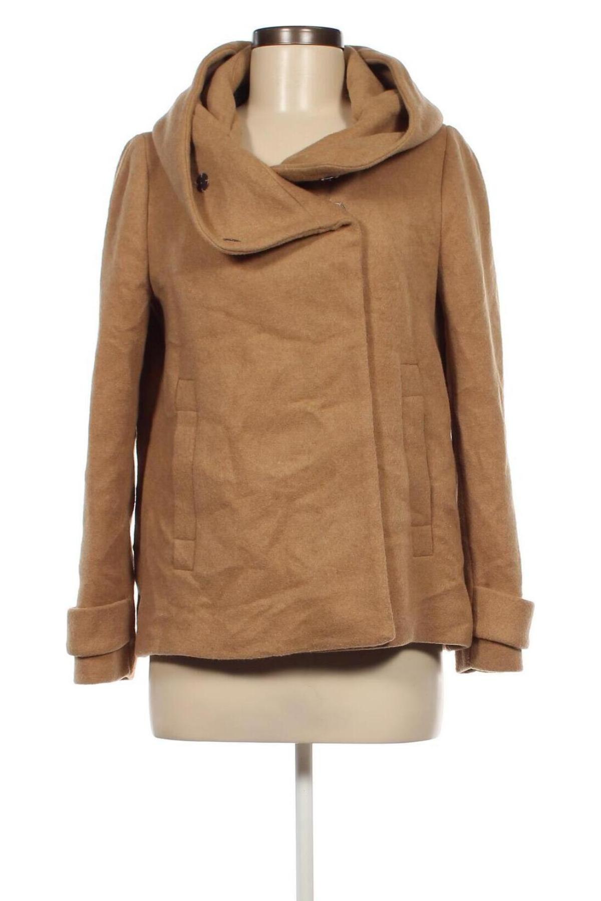 Palton de femei Zara, Mărime M, Culoare Maro, Preț 87,24 Lei