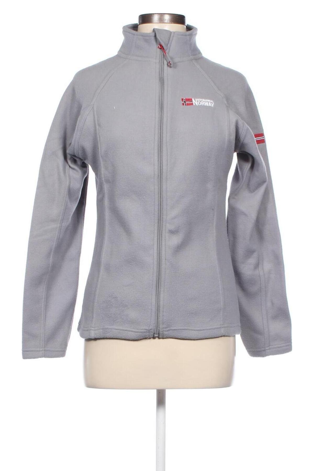 Damen Fleece Oberteil  Geographical Norway, Größe M, Farbe Grau, Preis 33,20 €