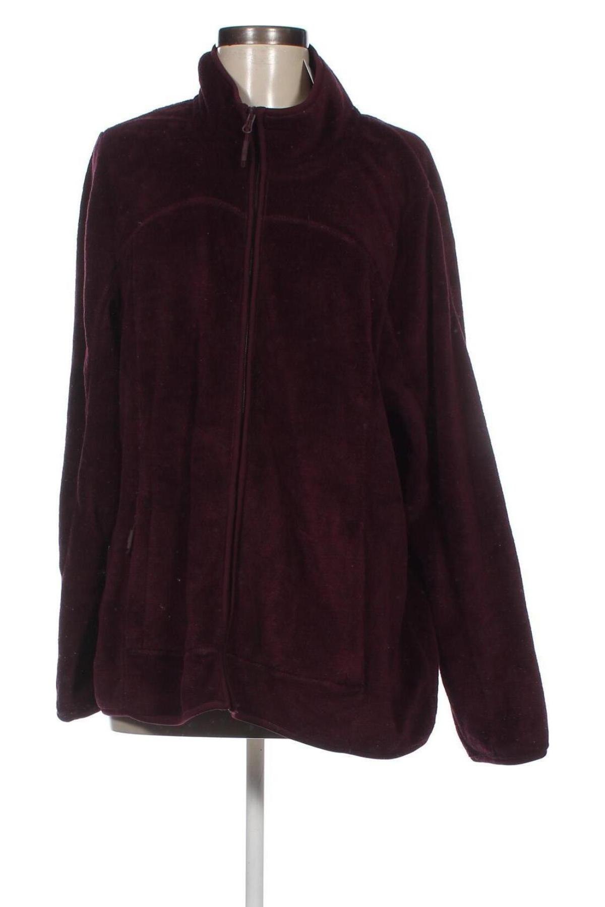 Γυναικεία ζακέτα fleece Z One by Zabaione, Μέγεθος XL, Χρώμα Κόκκινο, Τιμή 5,05 €