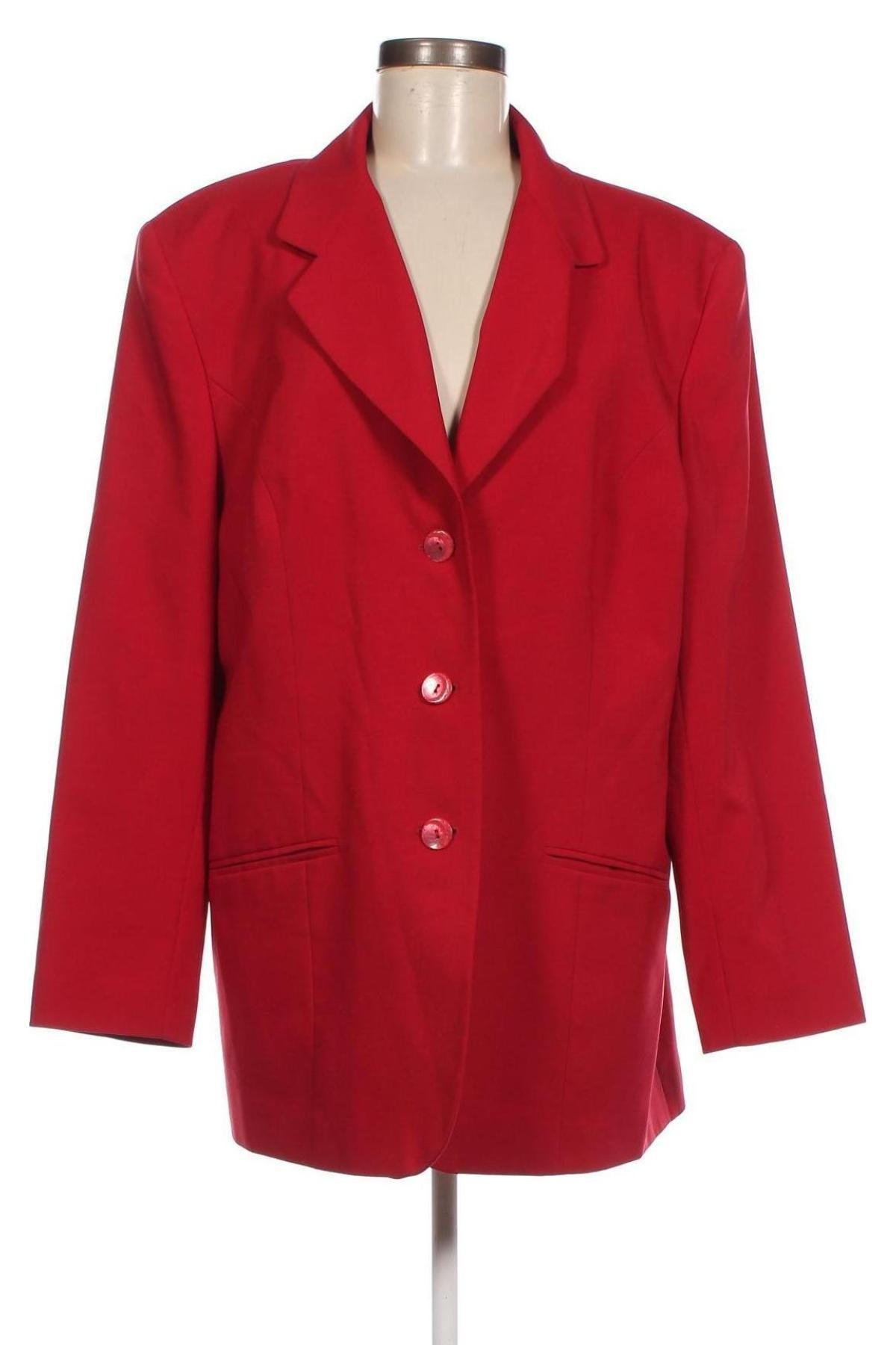 Damen Blazer, Größe 5XL, Farbe Rot, Preis 13,28 €