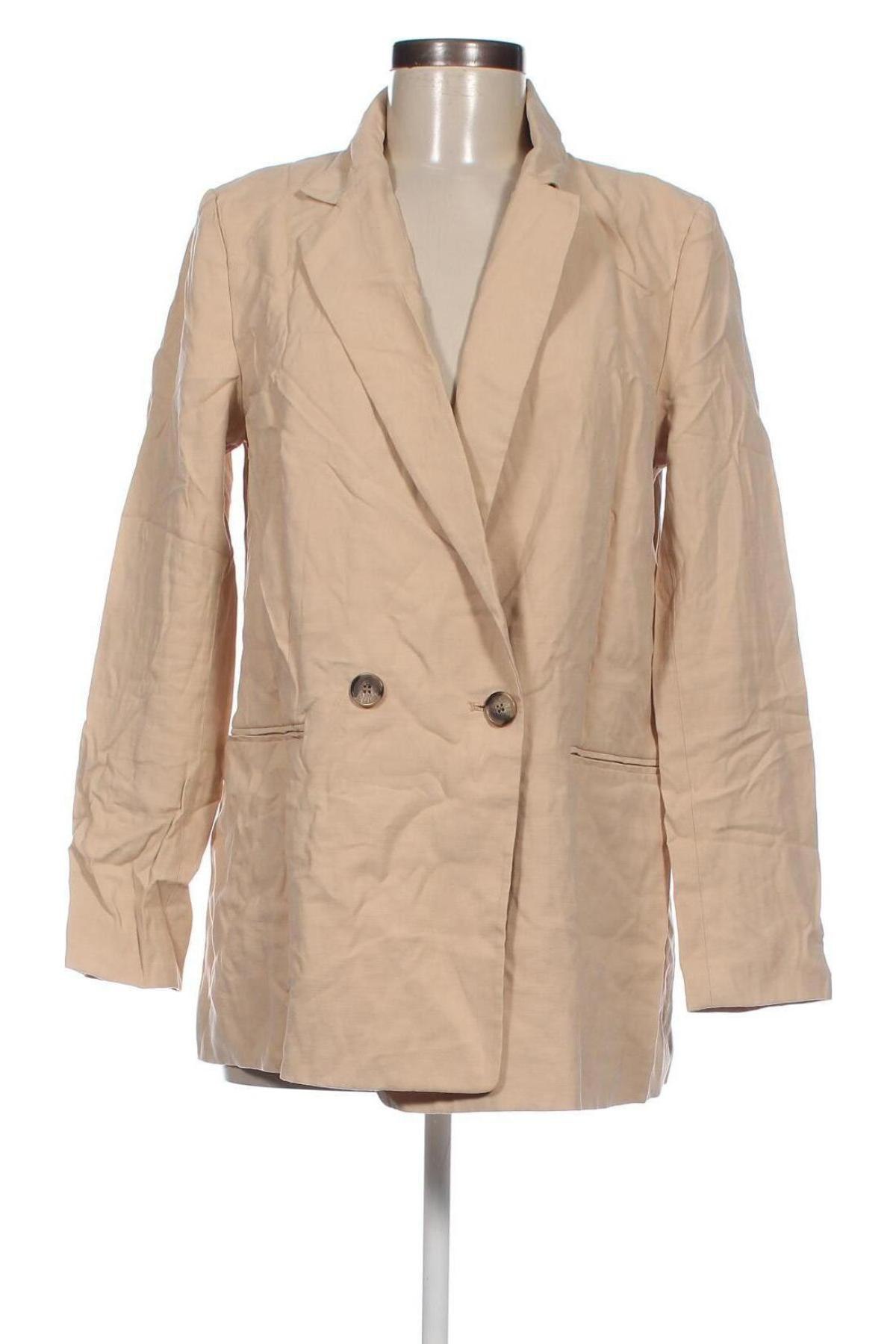 Γυναικείο σακάκι H&M, Μέγεθος M, Χρώμα  Μπέζ, Τιμή 10,89 €