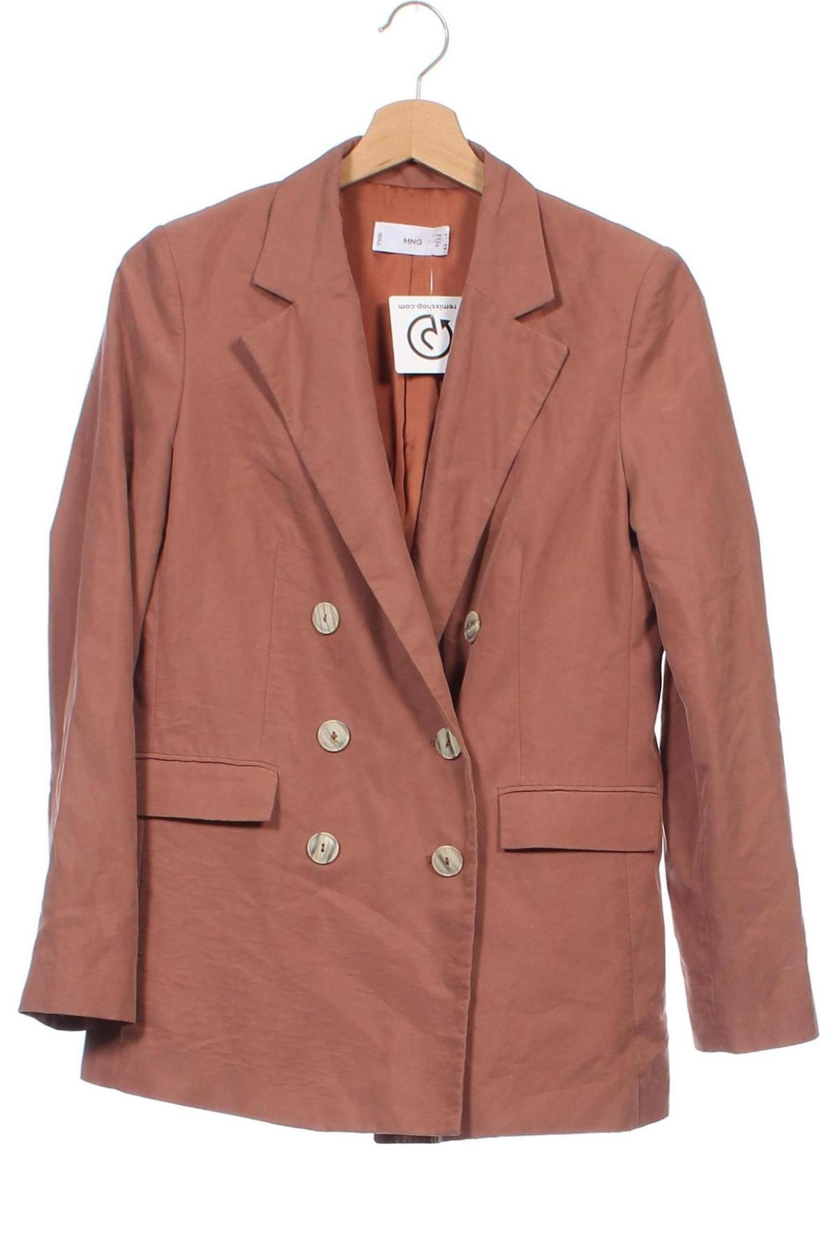 Damen Blazer Mango, Größe XS, Farbe Beige, Preis 18,49 €