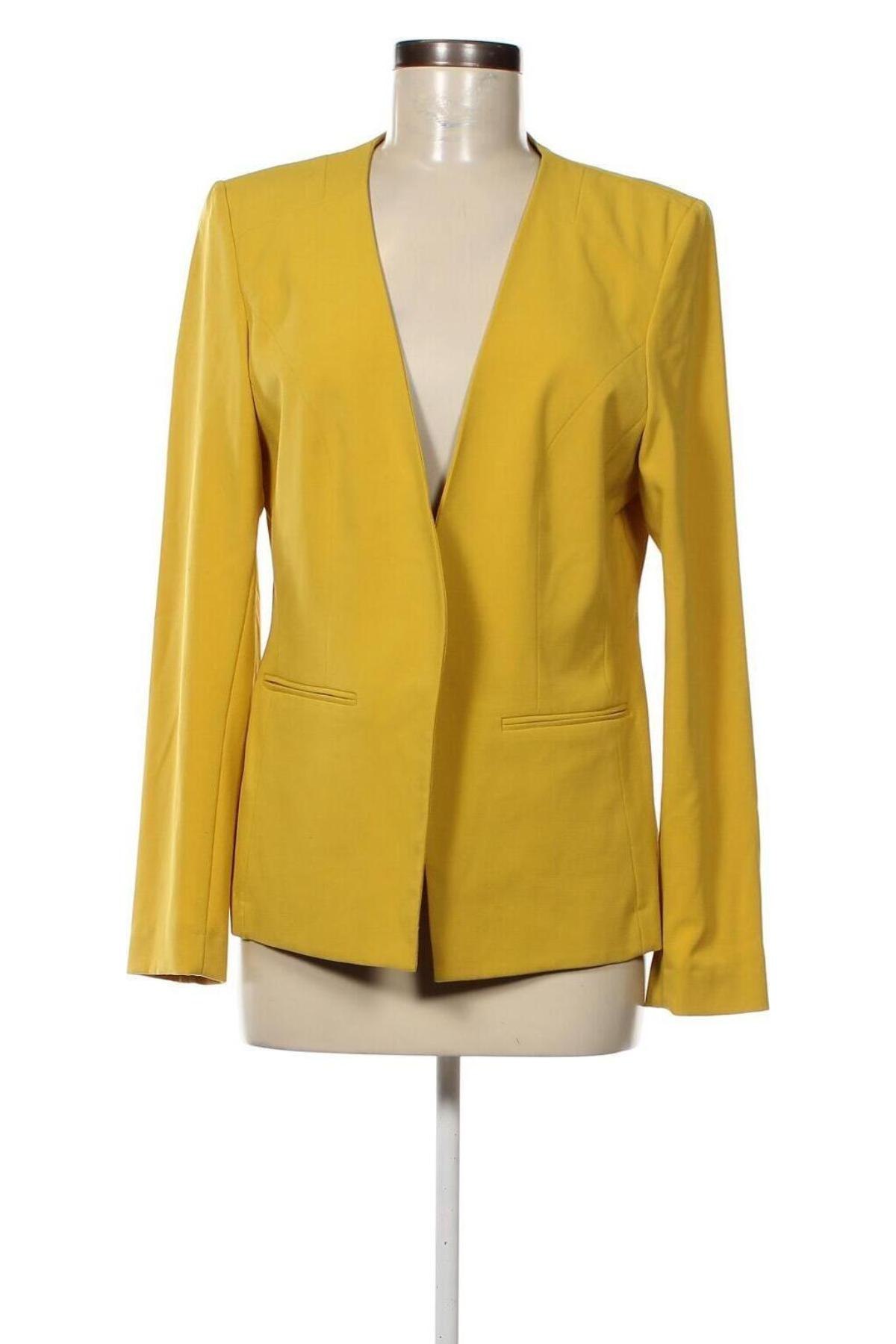 Дамско сако Marks & Spencer, Размер L, Цвят Жълт, Цена 47,85 лв.