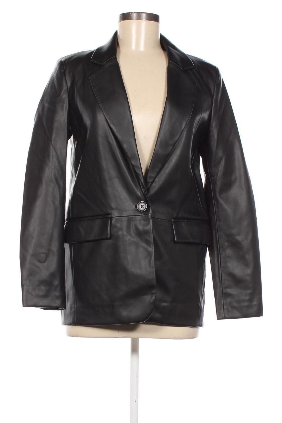 Дамско сако Pull&Bear, Размер S, Цвят Черен, Цена 25,90 лв.