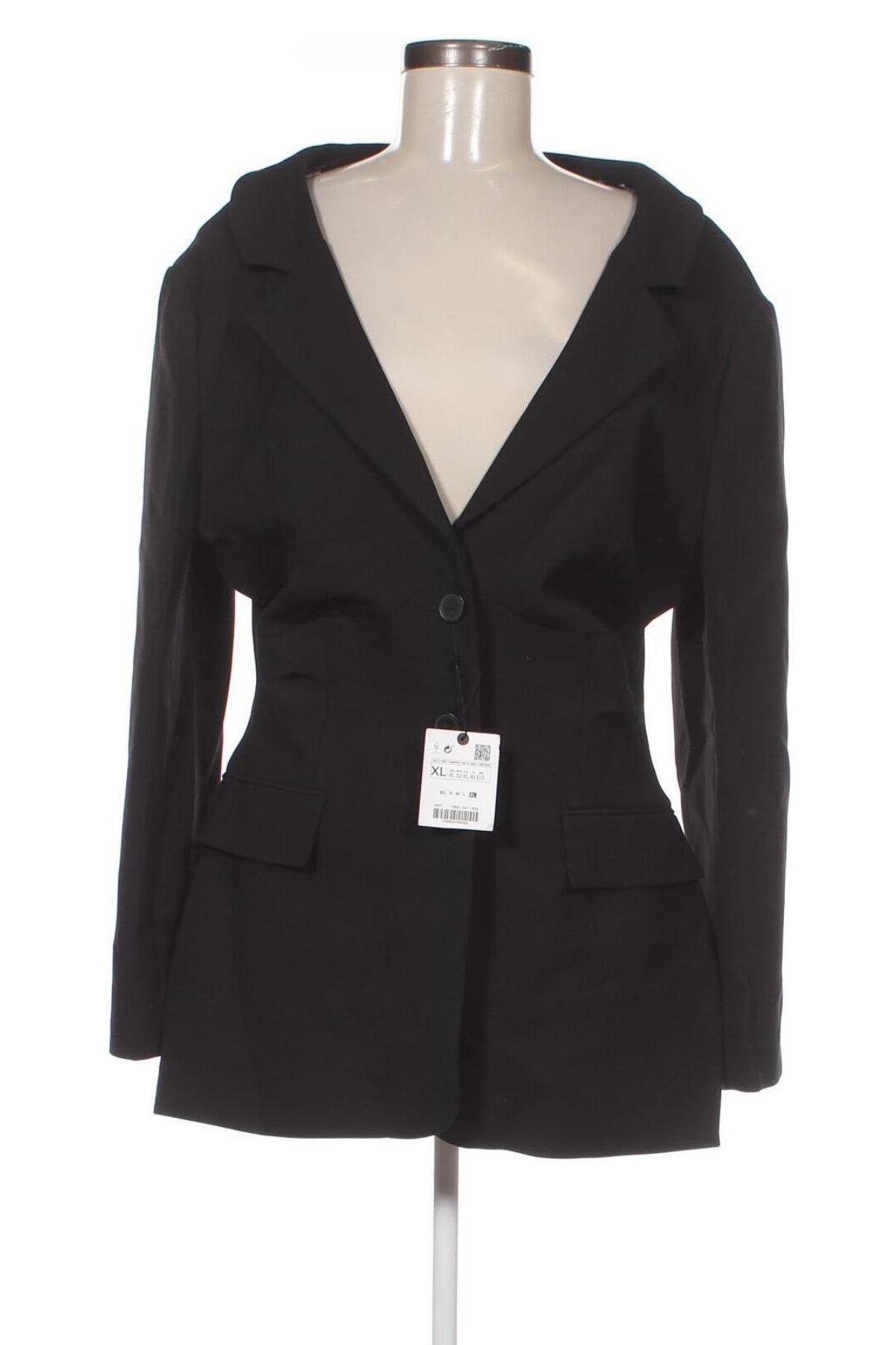 Damen Blazer Zara, Größe XL, Farbe Schwarz, Preis 55,67 €