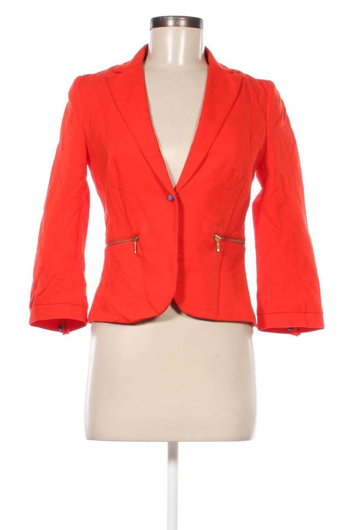 Damen Blazer Zara Trafaluc, Größe M, Farbe Rot, Preis 8,35 €