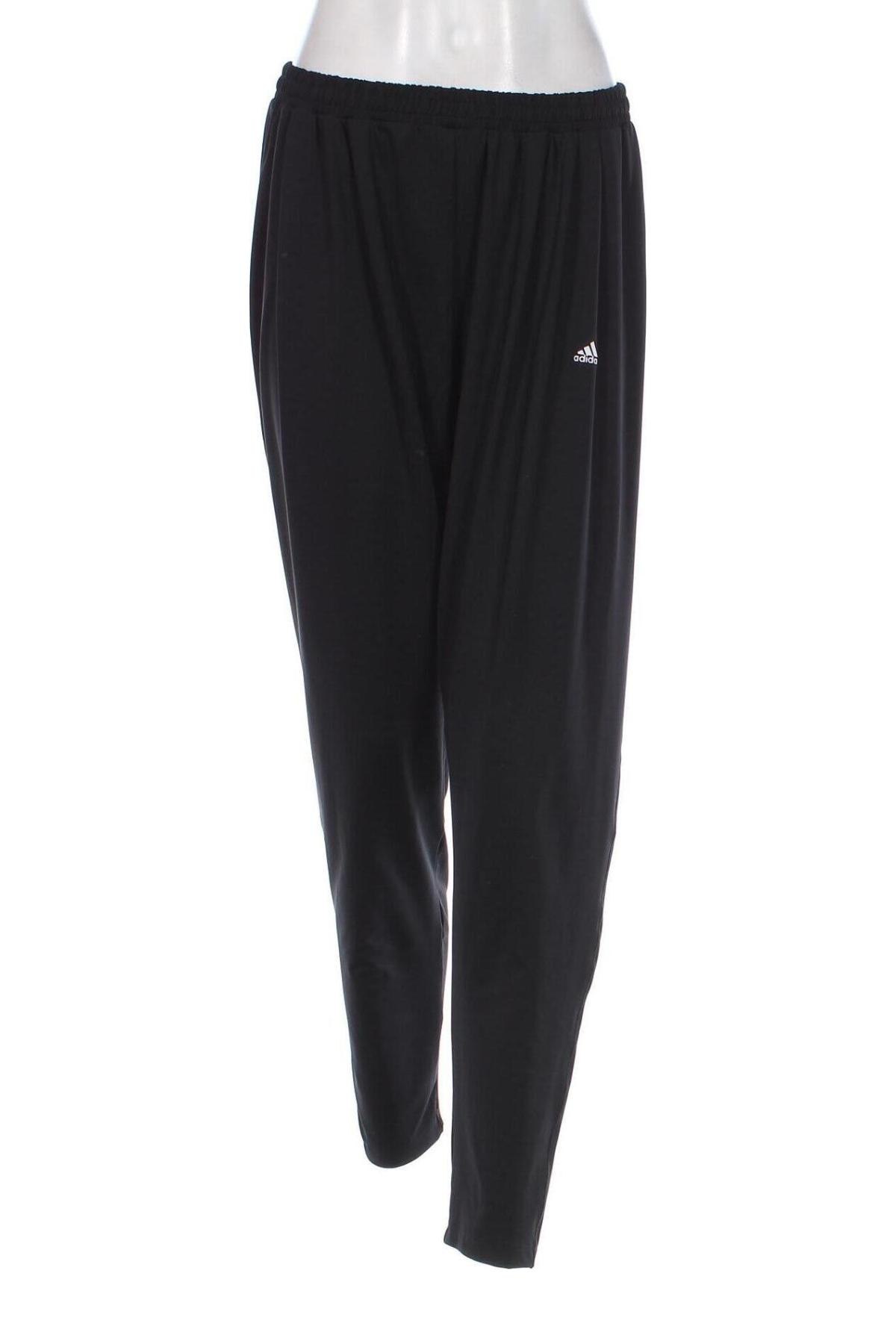 Pantaloni trening de femei Adidas, Mărime L, Culoare Negru, Preț 134,87 Lei