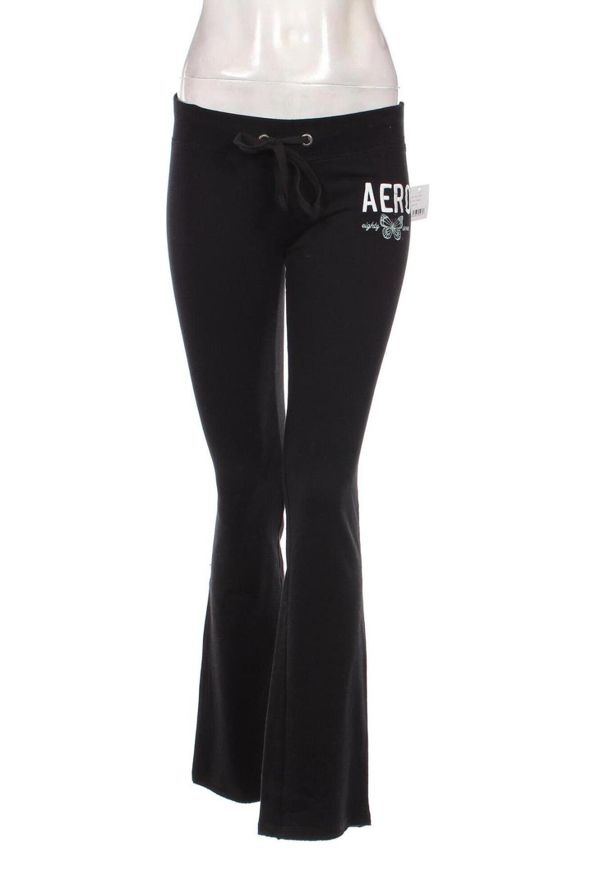 Γυναικείο αθλητικό παντελόνι Aero, Μέγεθος XS, Χρώμα Μαύρο, Τιμή 10,43 €