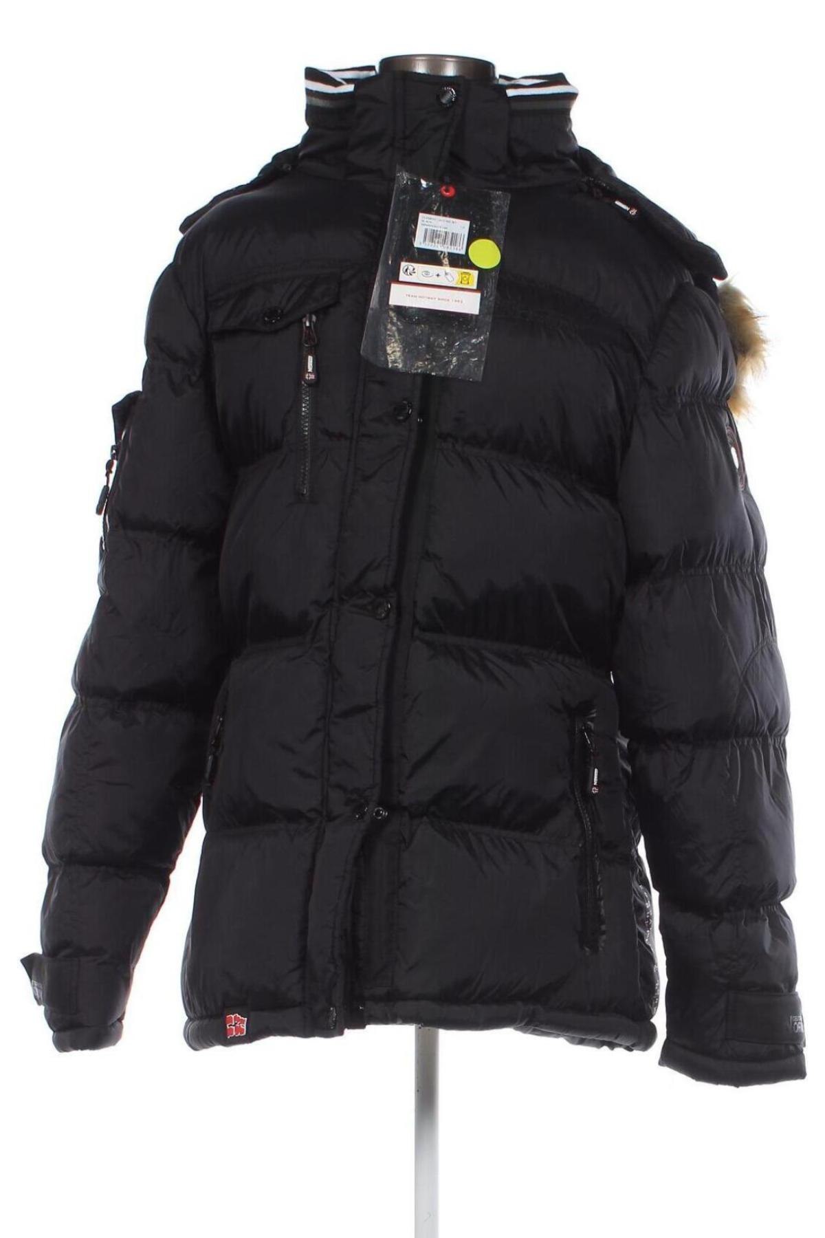 Γυναικείο μπουφάν Geographical Norway, Μέγεθος L, Χρώμα Μαύρο, Τιμή 98,20 €
