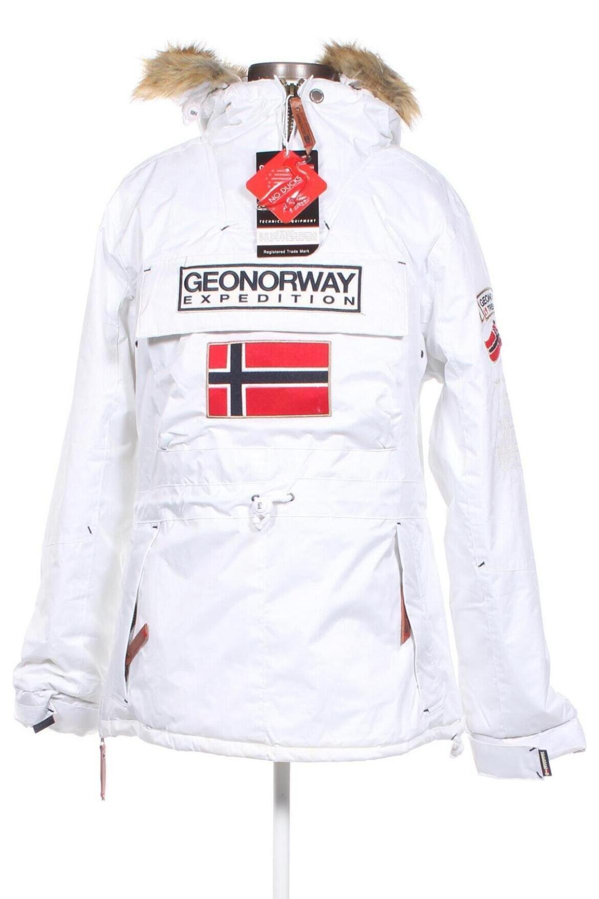 Női dzseki Geographical Norway, Méret L, Szín Fehér, Ár 37 859 Ft