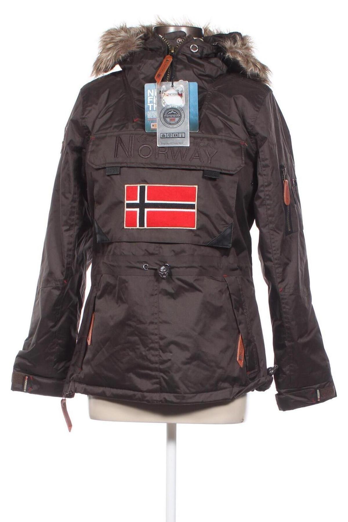 Дамско яке Geographical Norway, Размер S, Цвят Кафяв, Цена 133,99 лв.