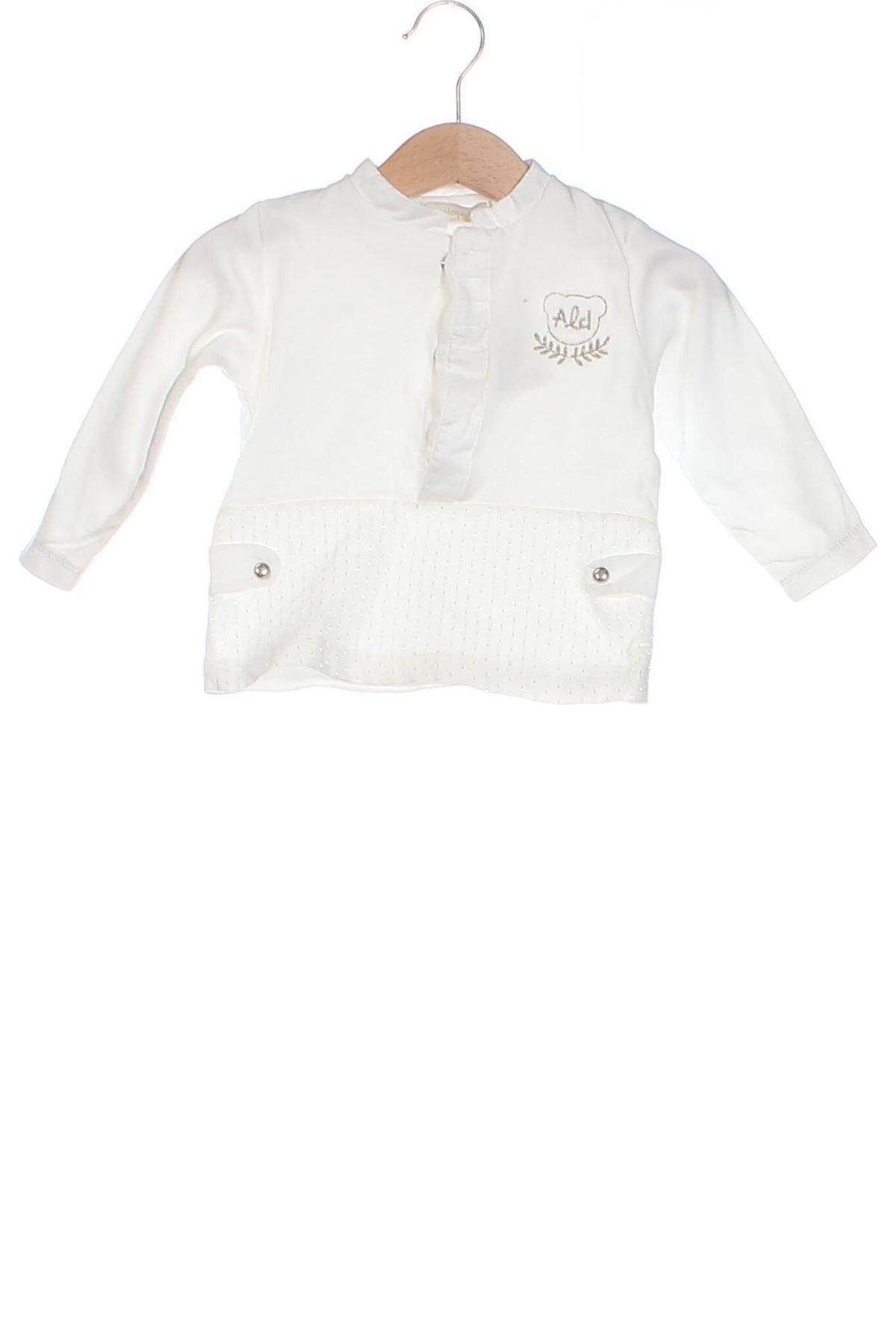 Παιδική μπλούζα, Μέγεθος 12-18m/ 80-86 εκ., Χρώμα Λευκό, Τιμή 3,32 €