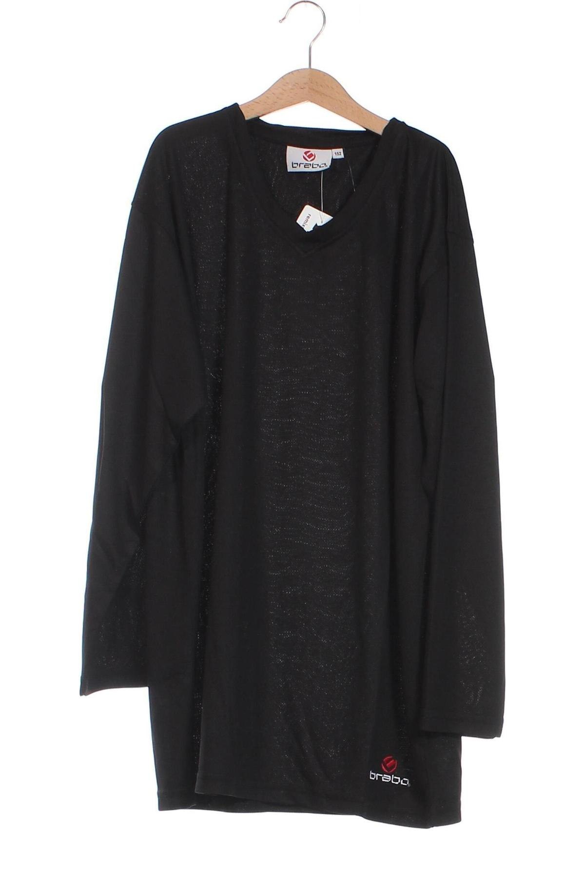 Детска блуза, Размер 11-12y/ 152-158 см, Цвят Черен, Цена 7,25 лв.